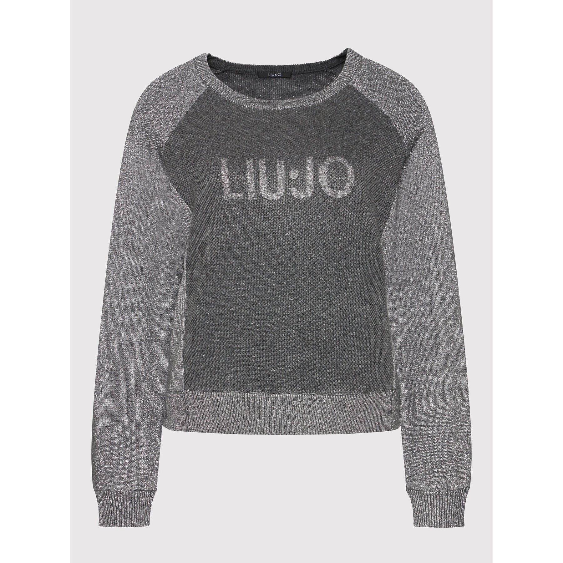 Liu Jo Sport Svetr TF1189 MA831 Šedá Regular Fit - Pepit.cz