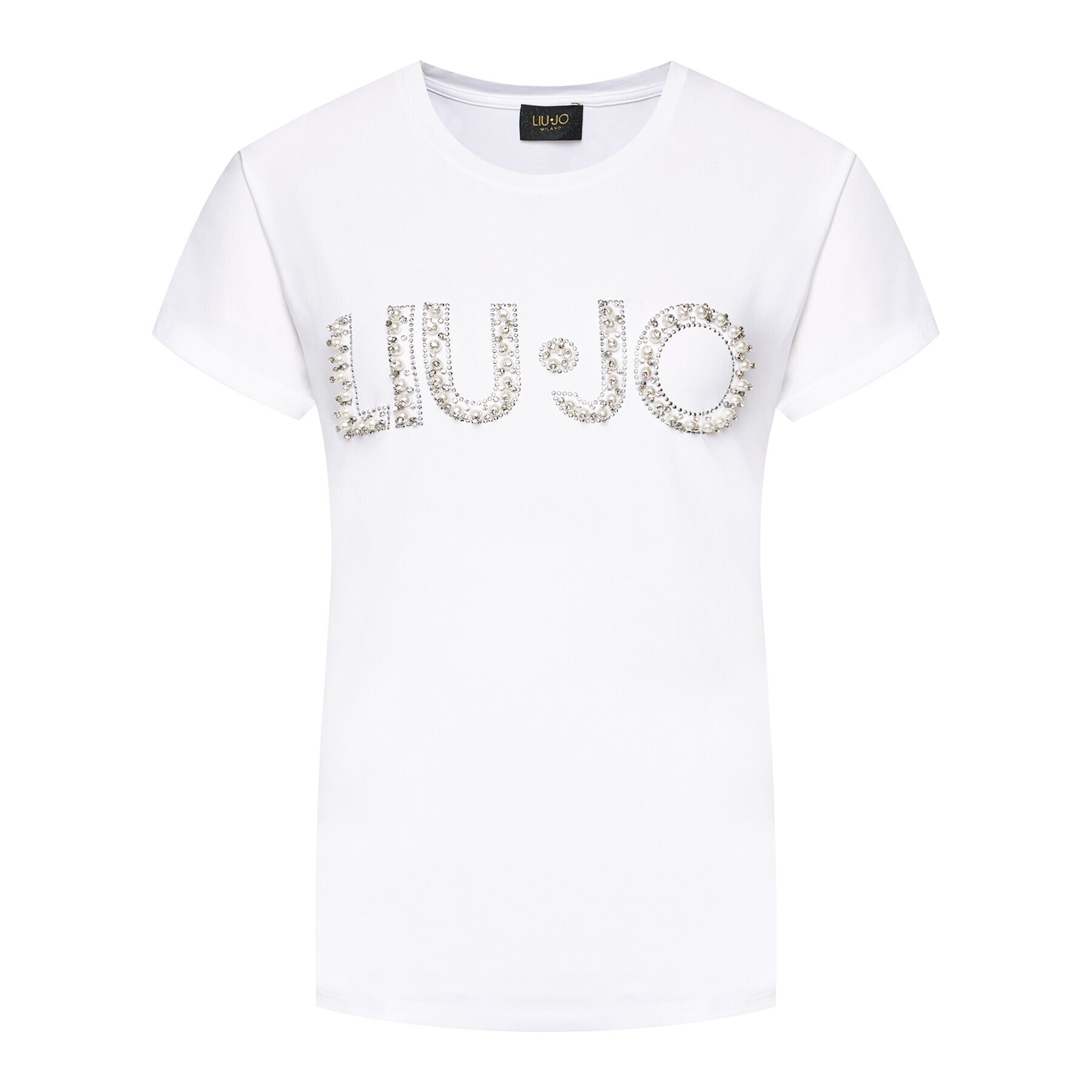 Liu Jo T-Shirt CA1236 J9135 Bílá Regular Fit - Pepit.cz