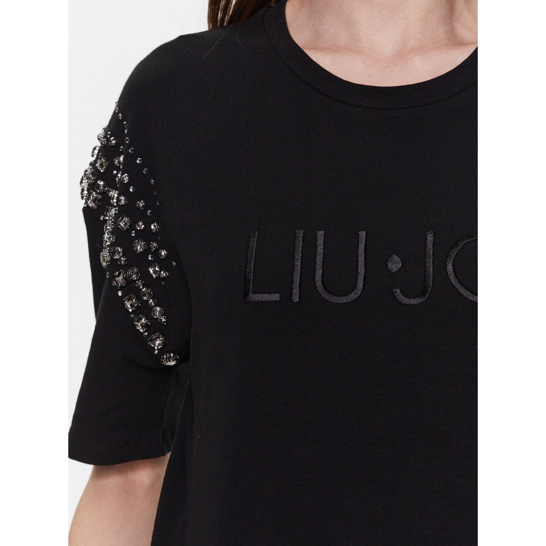 Liu Jo T-Shirt CA3418 J5003 Černá Regular Fit - Pepit.cz