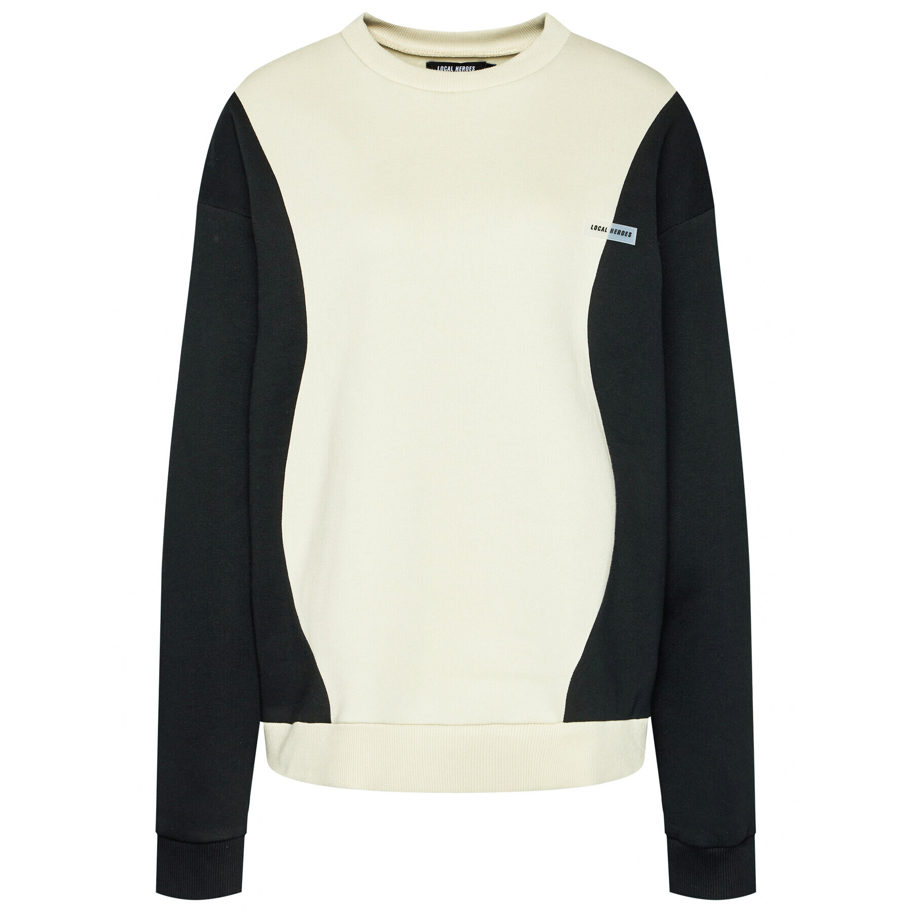 Local Heroes Mikina Wave Sweatshirt AW2021S0019 Béžová Regular Fit - Pepit.cz