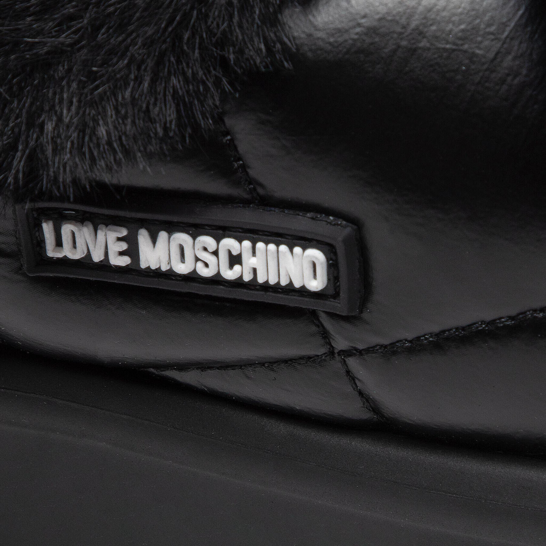 LOVE MOSCHINO Bačkory JA10363H1FJZH00A Černá - Pepit.cz