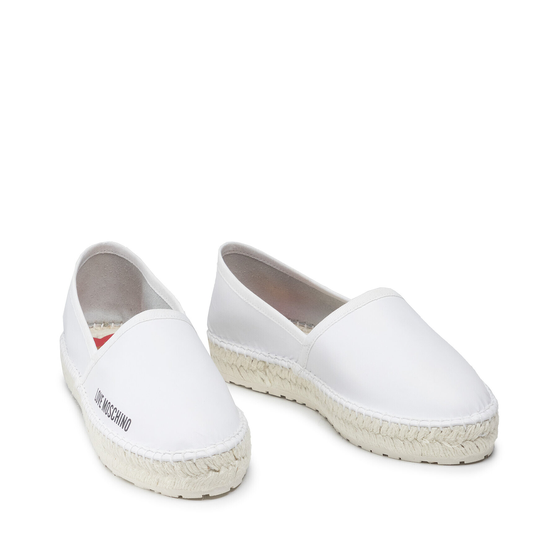 LOVE MOSCHINO Espadrilky JA10032G1EIA0100 Bílá - Pepit.cz