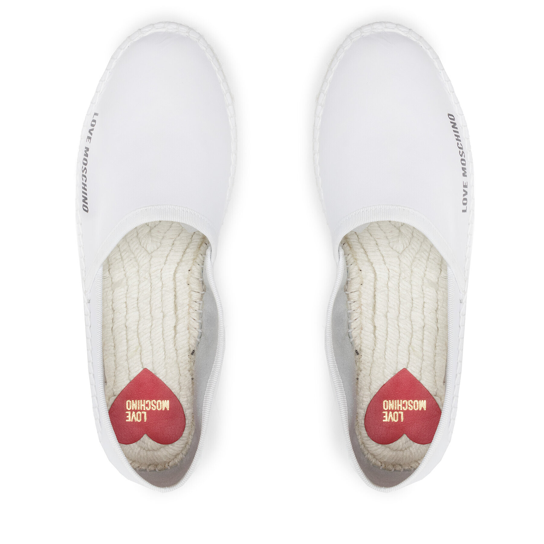 LOVE MOSCHINO Espadrilky JA10032G1EIA0100 Bílá - Pepit.cz