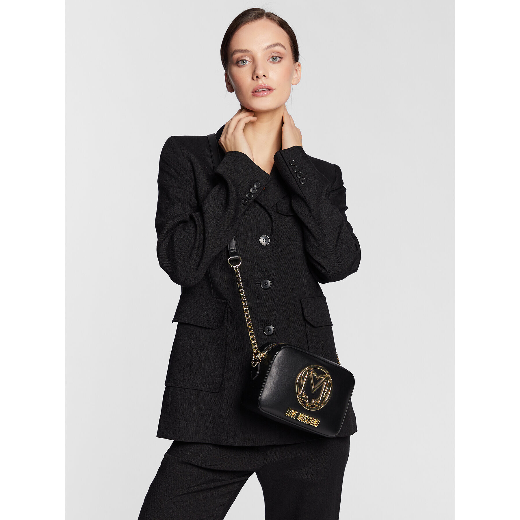 LOVE MOSCHINO Kabelka JC4033PP1GLD0000 Černá - Pepit.cz