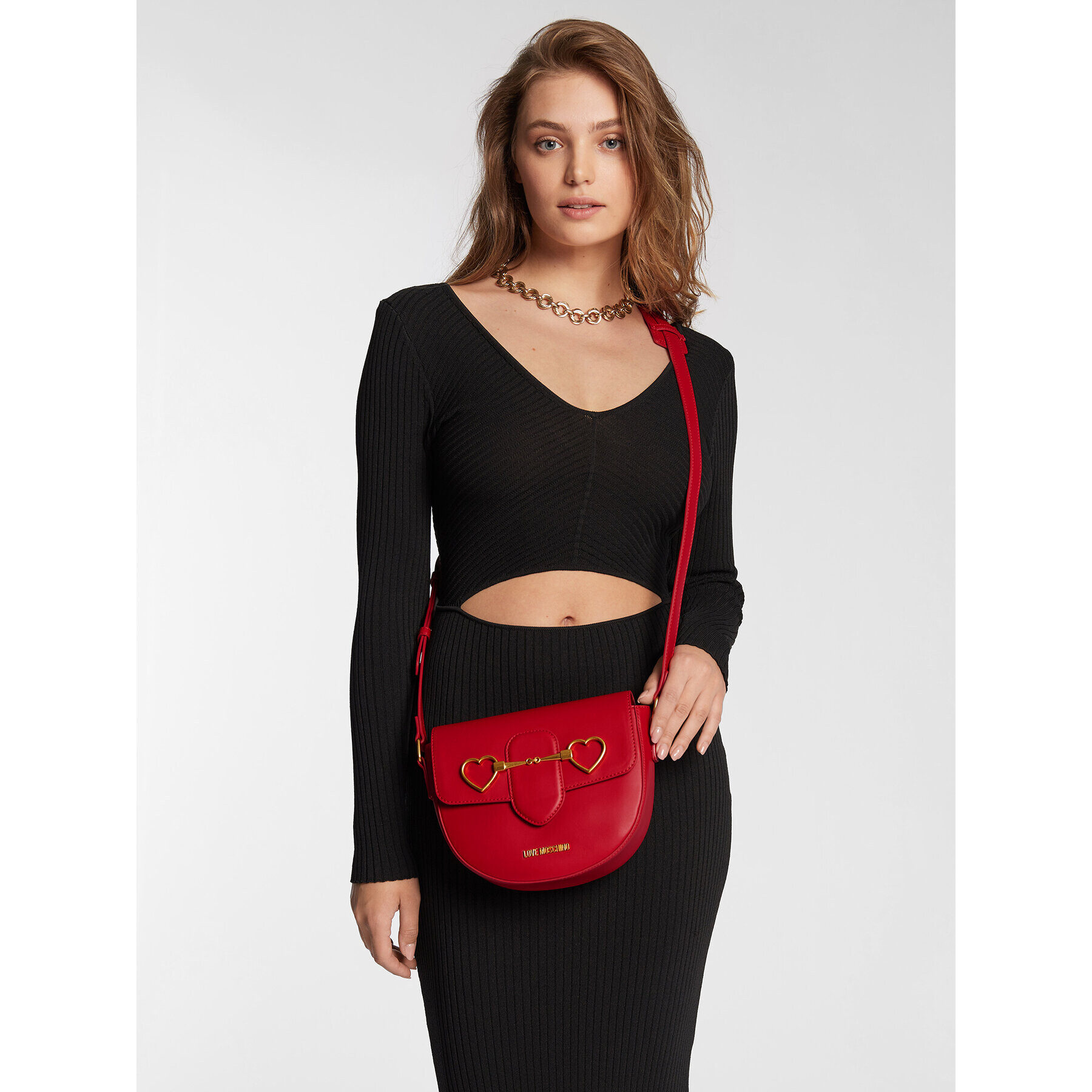 LOVE MOSCHINO Kabelka JC4077PP1FLC0500 Červená - Pepit.cz