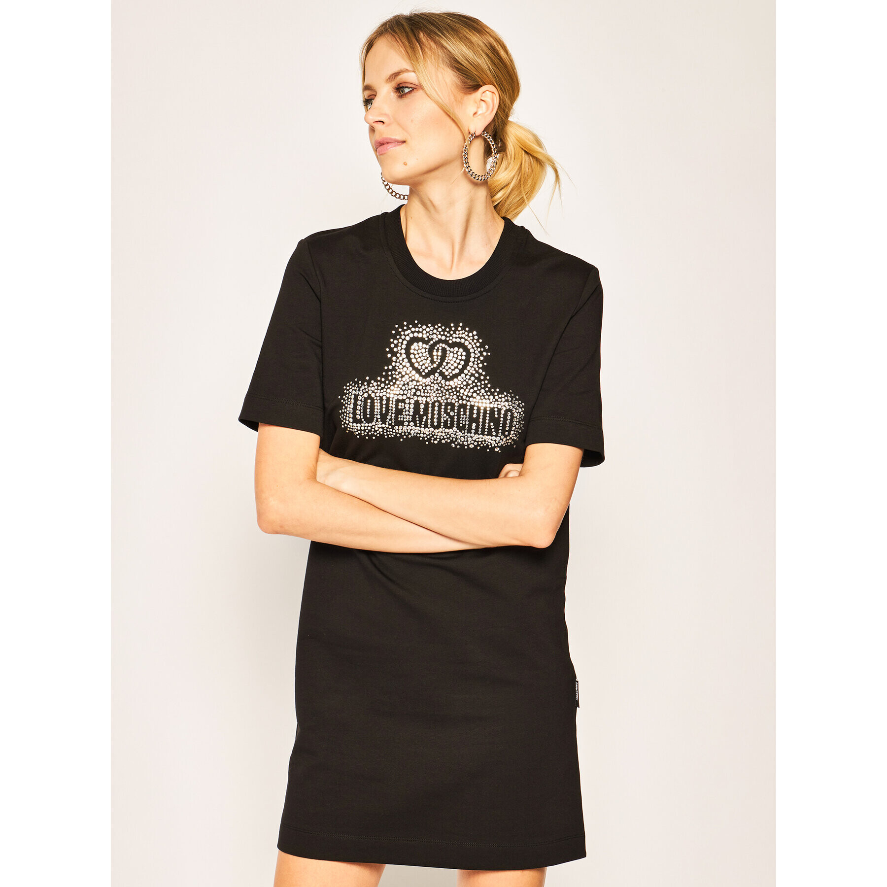 LOVE MOSCHINO Každodenní šaty W5A0214E 2139 Černá Regular Fit - Pepit.cz