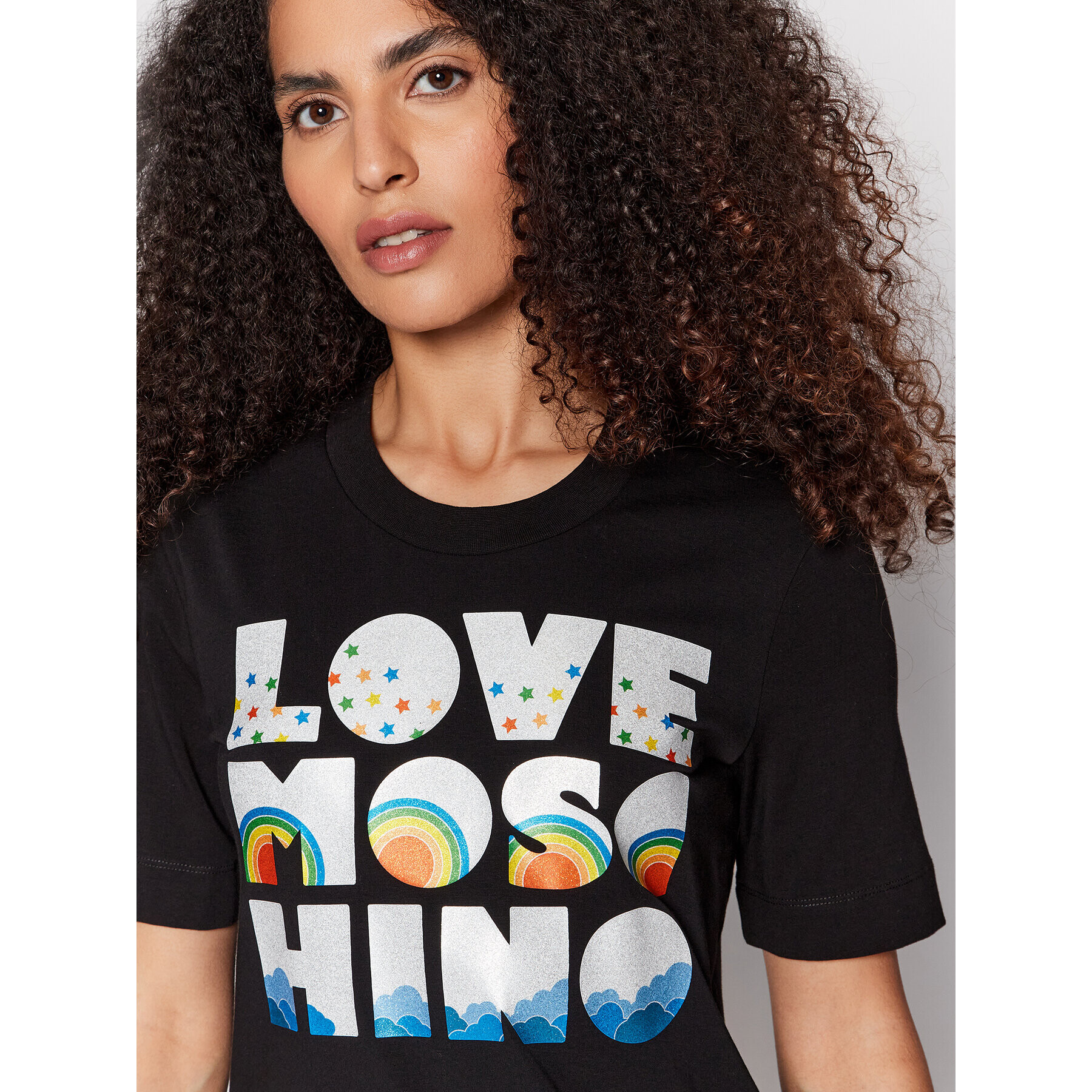 LOVE MOSCHINO Každodenní šaty W5A0227E 1951 Černá Regular Fit - Pepit.cz