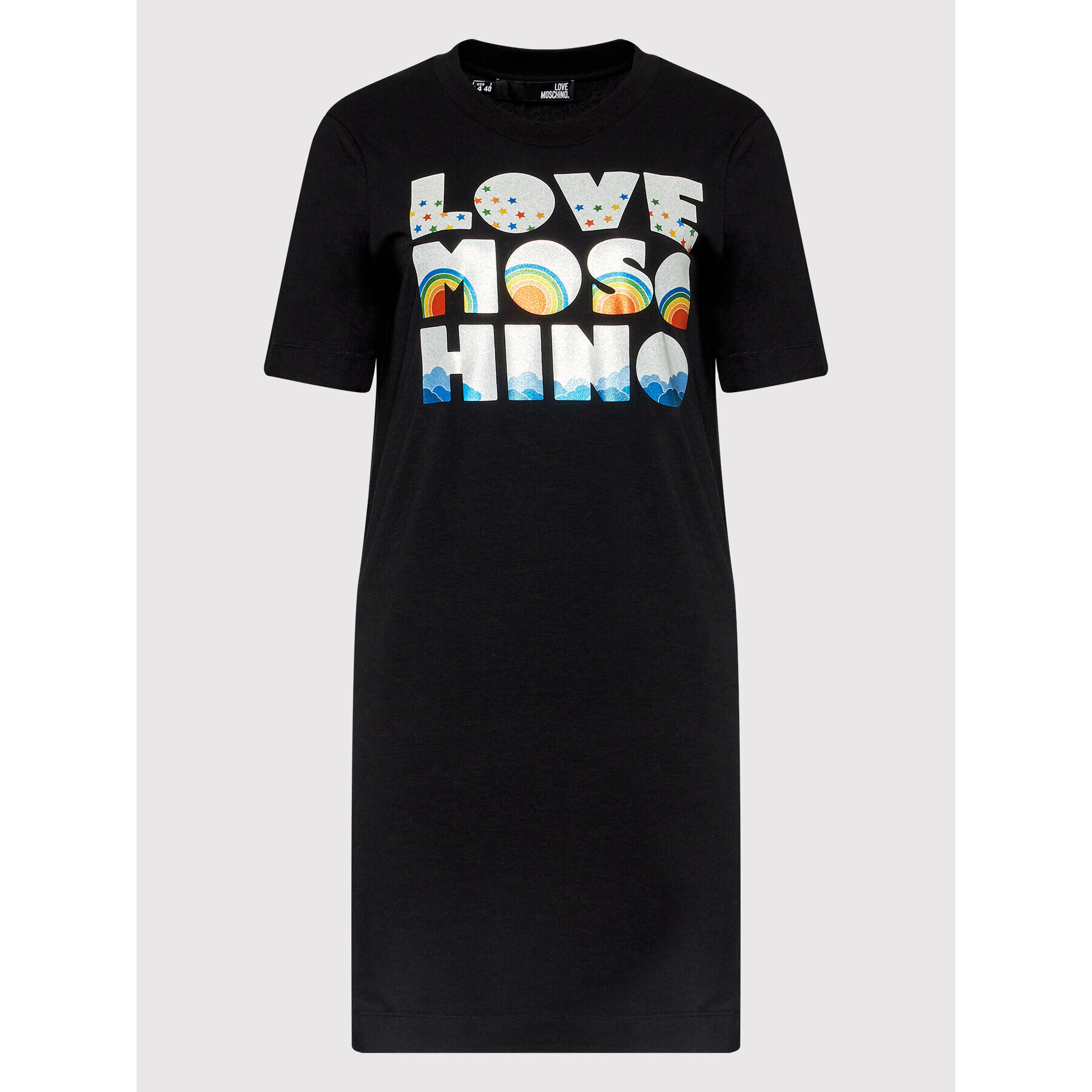 LOVE MOSCHINO Každodenní šaty W5A0227E 1951 Černá Regular Fit - Pepit.cz