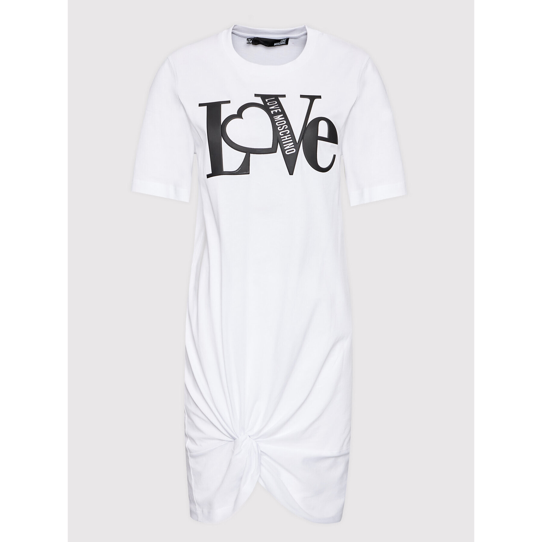 LOVE MOSCHINO Každodenní šaty W5C6001M 3876 Bílá Regular Fit - Pepit.cz