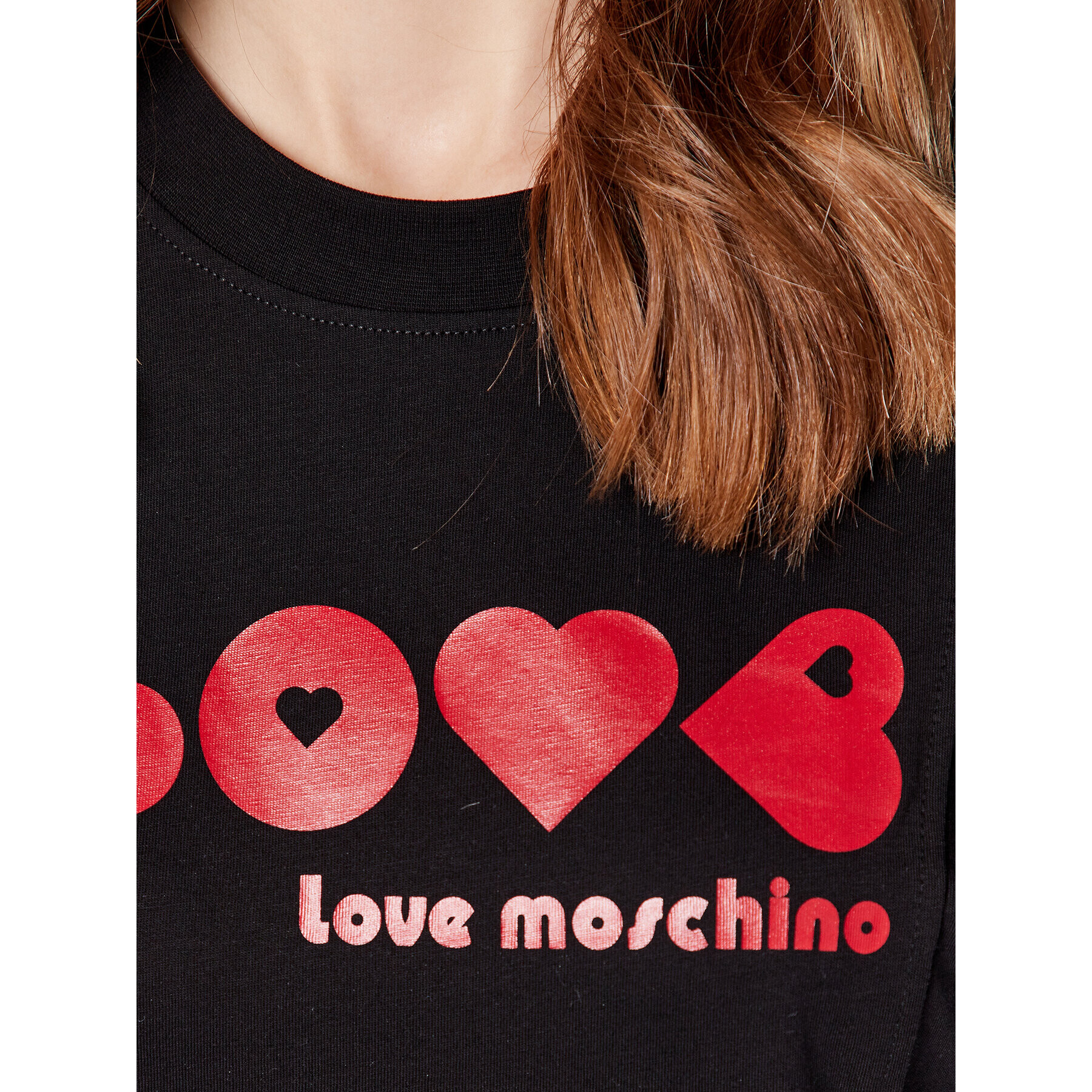 LOVE MOSCHINO Každodenní šaty W5D1601M 3876 Černá Regular Fit - Pepit.cz