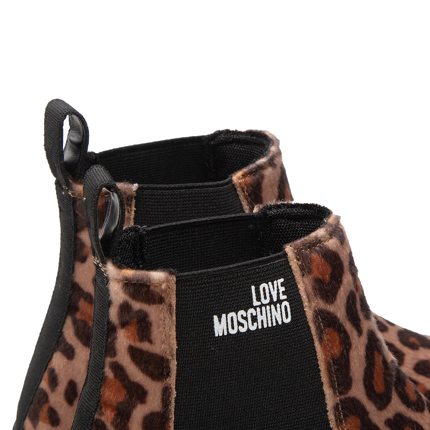 LOVE MOSCHINO Kotníková obuv s elastickým prvkem JA15655G1FIV0201 Hnědá - Pepit.cz