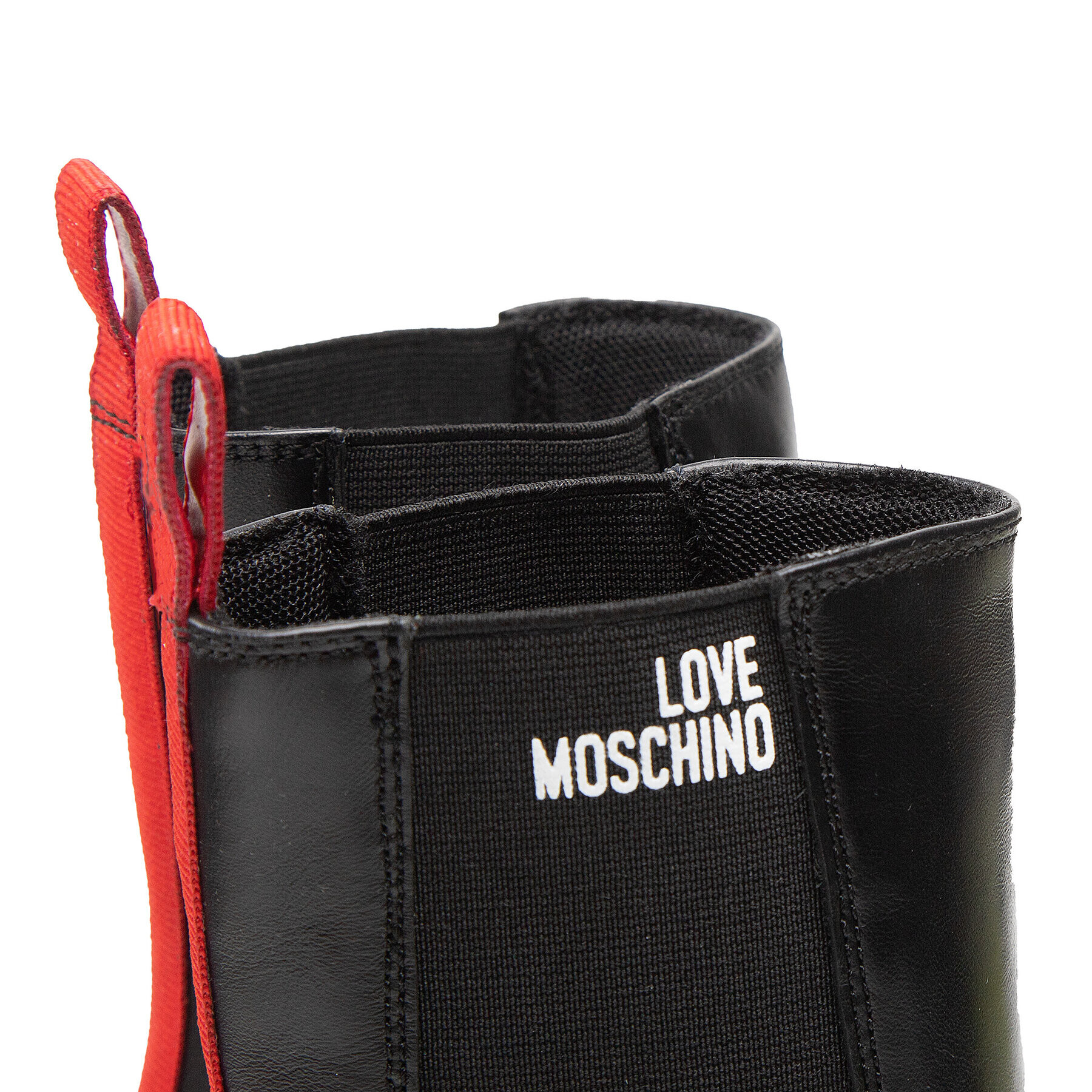 LOVE MOSCHINO Kotníková obuv s elastickým prvkem JA15665G1FIA0000 Černá - Pepit.cz