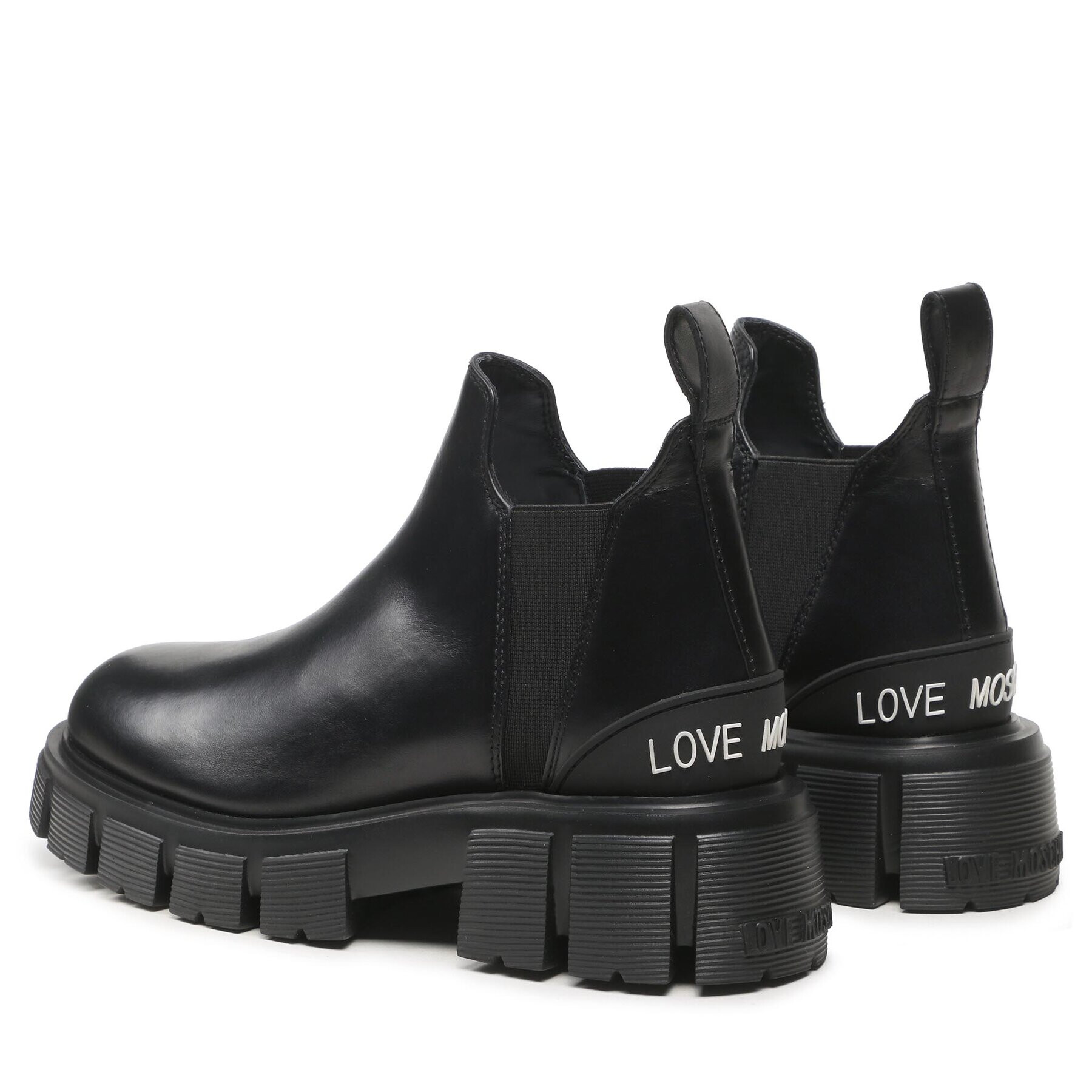 LOVE MOSCHINO Kotníková obuv s elastickým prvkem JA21035G1HIA0000 Černá - Pepit.cz