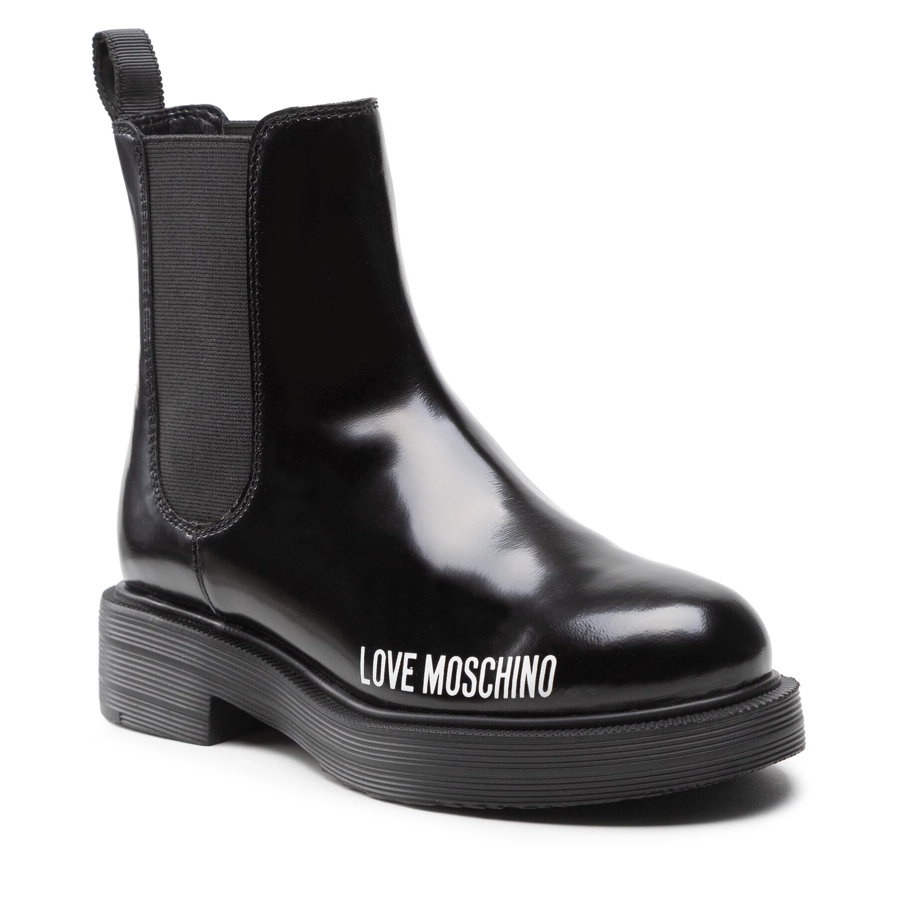 LOVE MOSCHINO Kotníková obuv s elastickým prvkem JA21124G1FIB0000 Černá - Pepit.cz