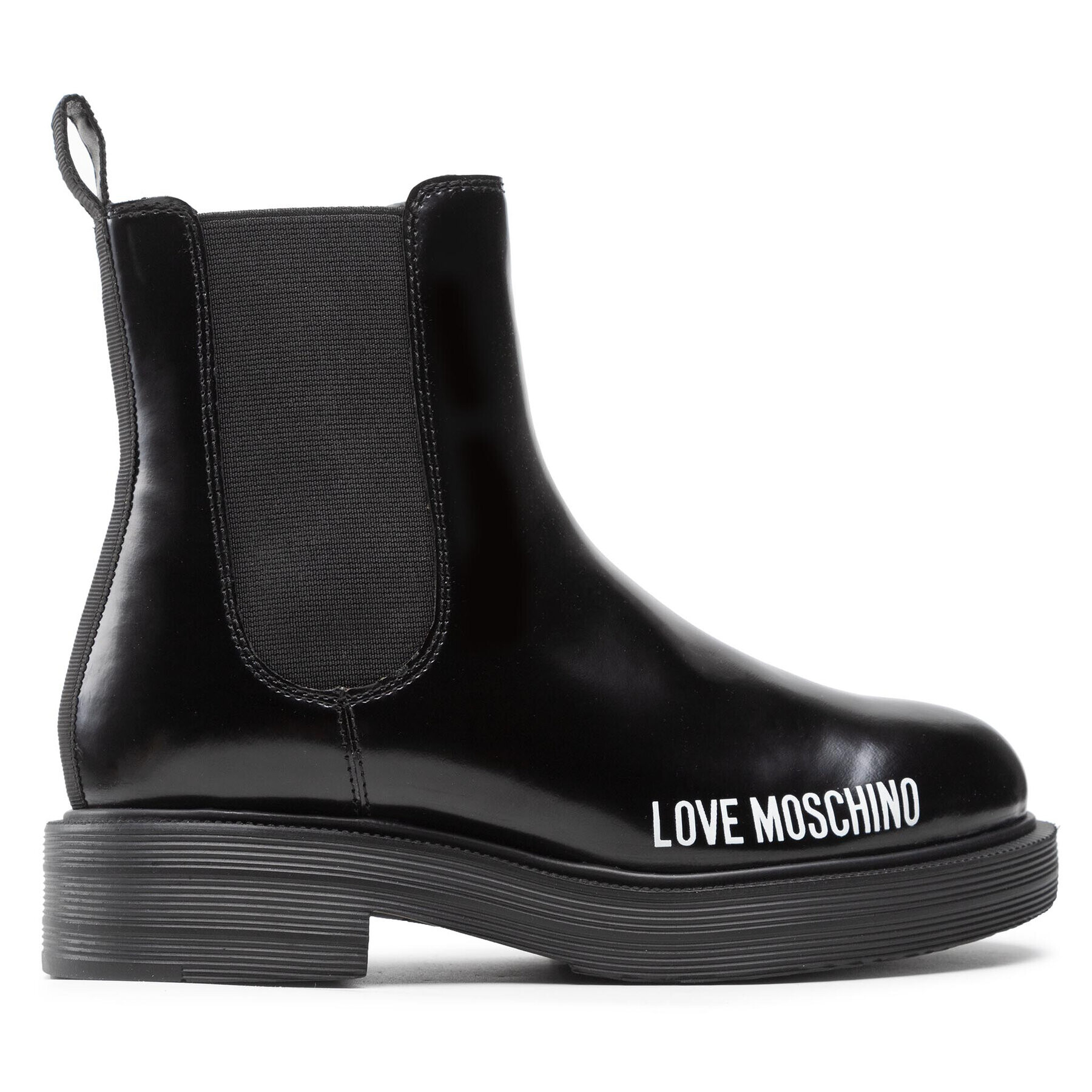 LOVE MOSCHINO Kotníková obuv s elastickým prvkem JA21124G1FIB0000 Černá - Pepit.cz