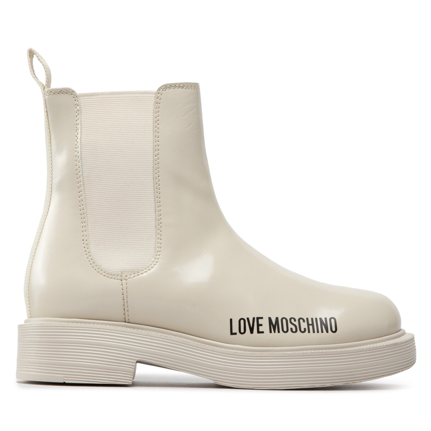 LOVE MOSCHINO Kotníková obuv s elastickým prvkem JA21124G1FIB0120 Béžová - Pepit.cz