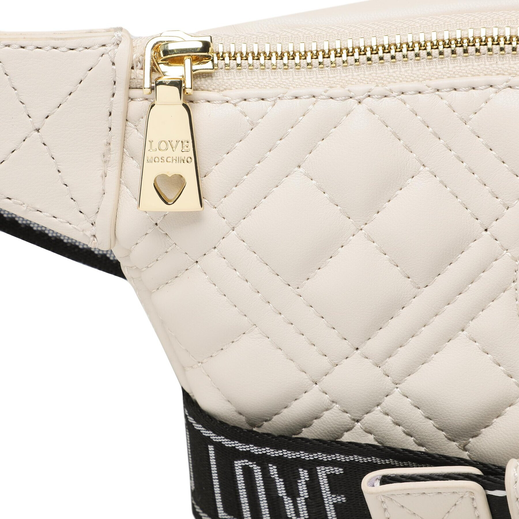 LOVE MOSCHINO Ledvinka JC4003PP0GLA0103 Écru - Pepit.cz