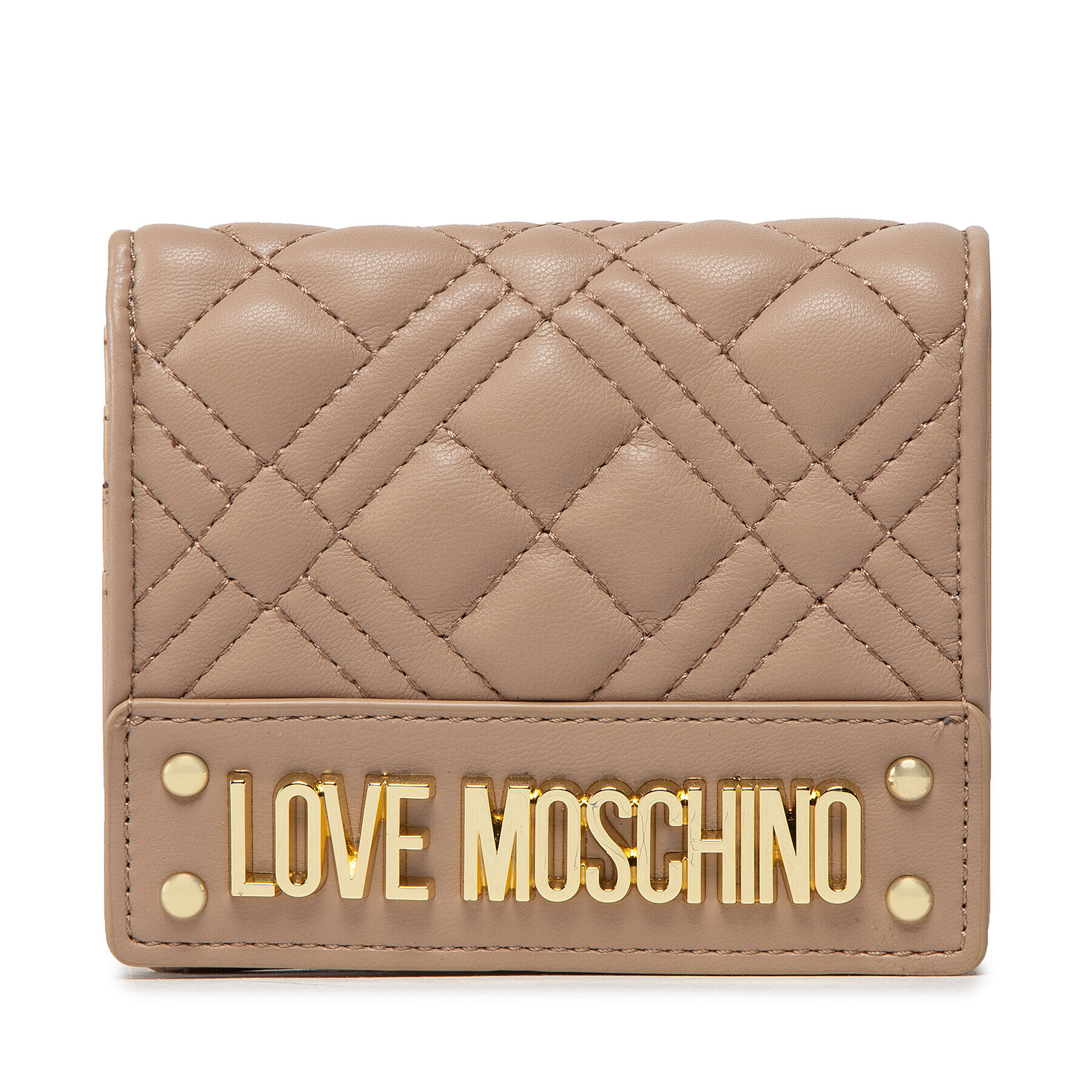 LOVE MOSCHINO Malá dámská peněženka JC5601PP0FLA0209 Béžová - Pepit.cz