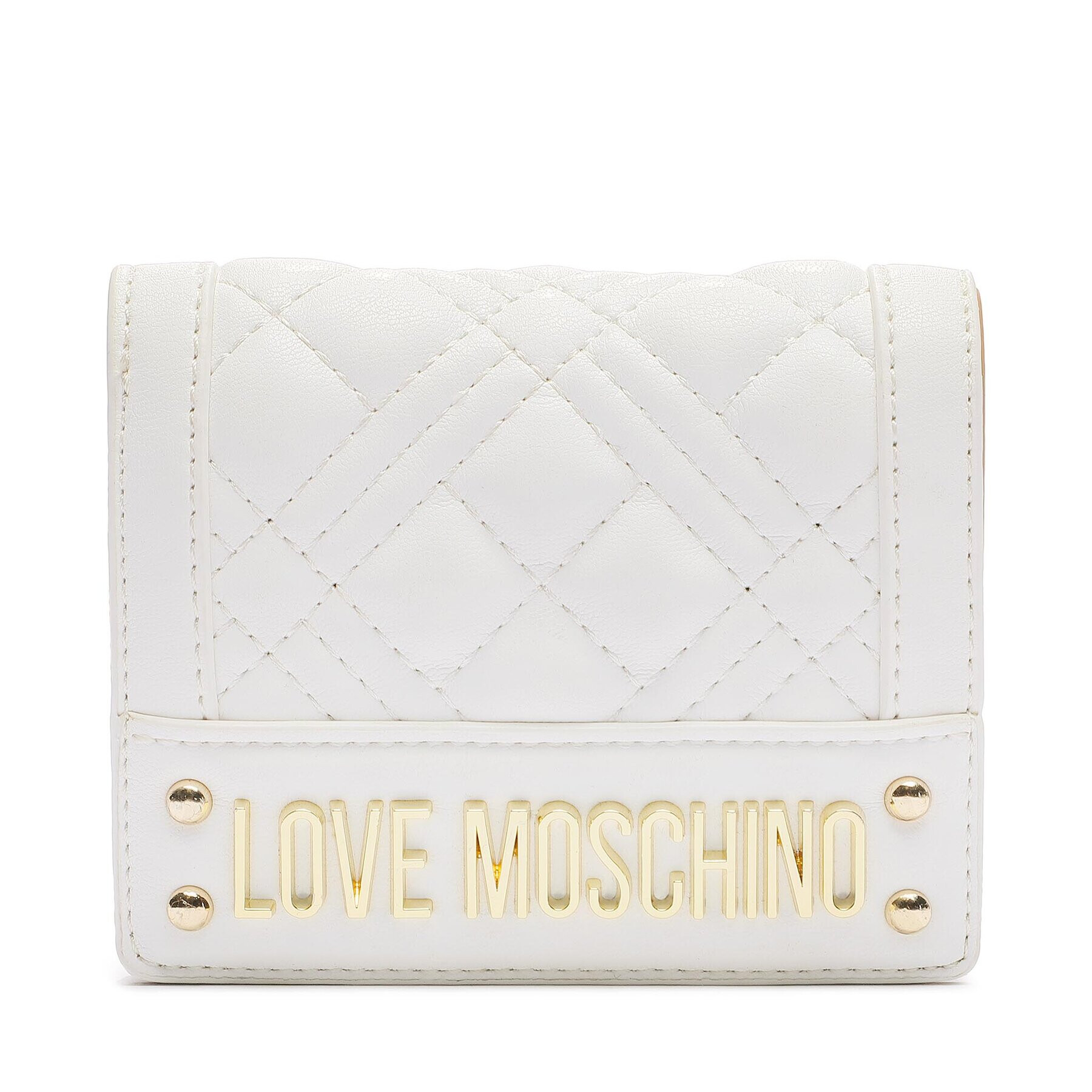 LOVE MOSCHINO Malá dámská peněženka JC5601PP0HLA0120 Bílá - Pepit.cz