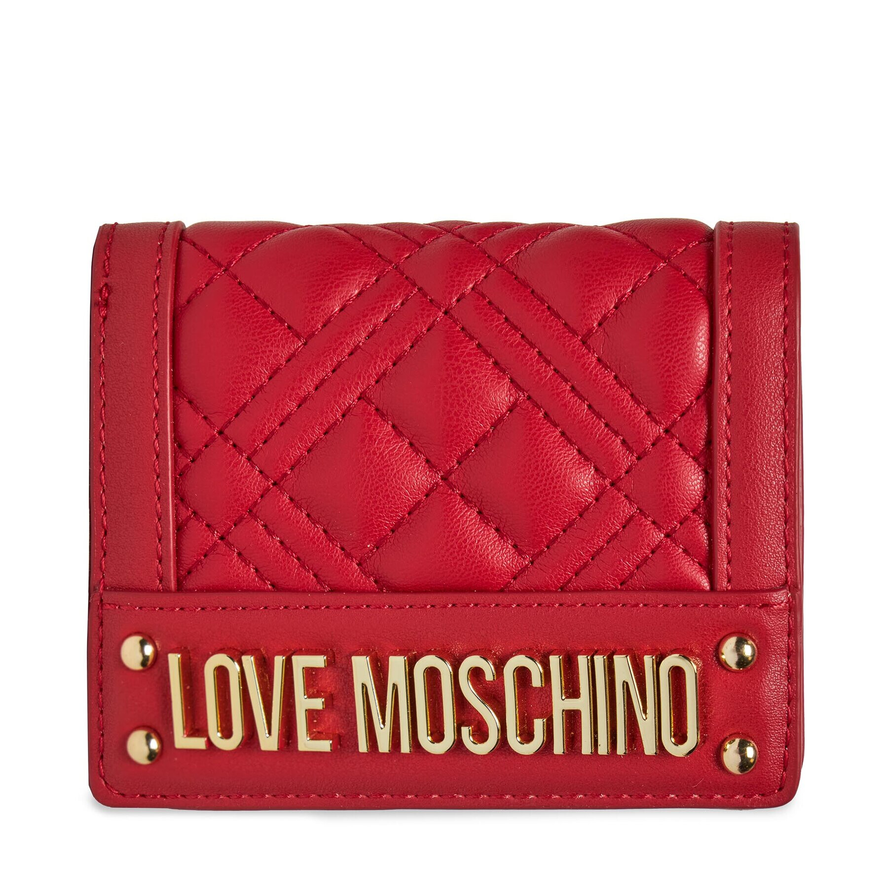 LOVE MOSCHINO Malá dámská peněženka JC5601PP1HLA0500 Červená - Pepit.cz