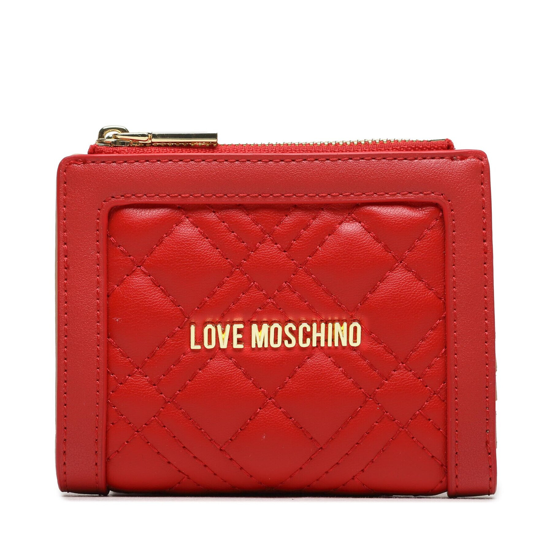 LOVE MOSCHINO Malá dámská peněženka JC5606PP1HLA0500 Červená - Pepit.cz