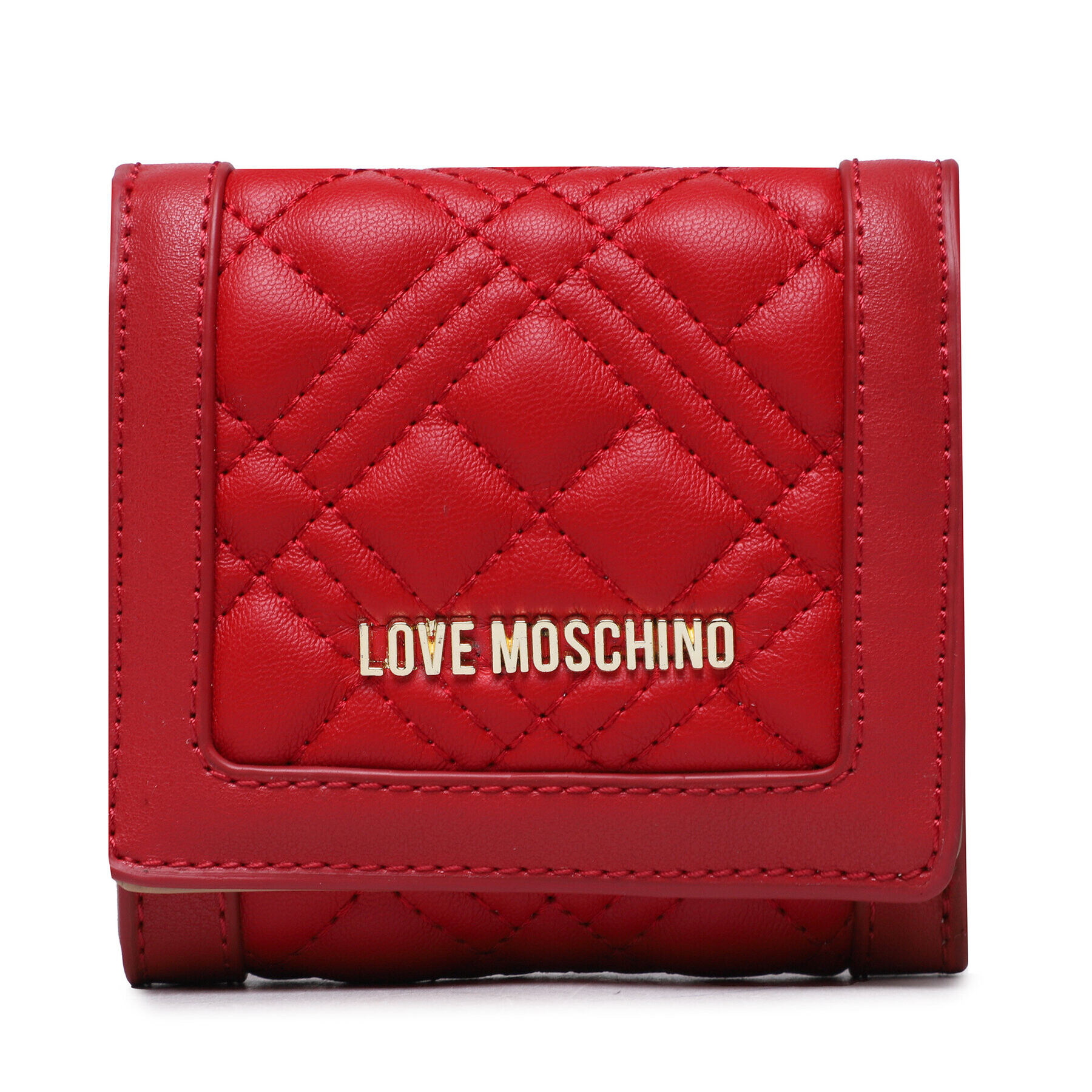 LOVE MOSCHINO Malá dámská peněženka JC5683PP1GLA0500 Červená - Pepit.cz