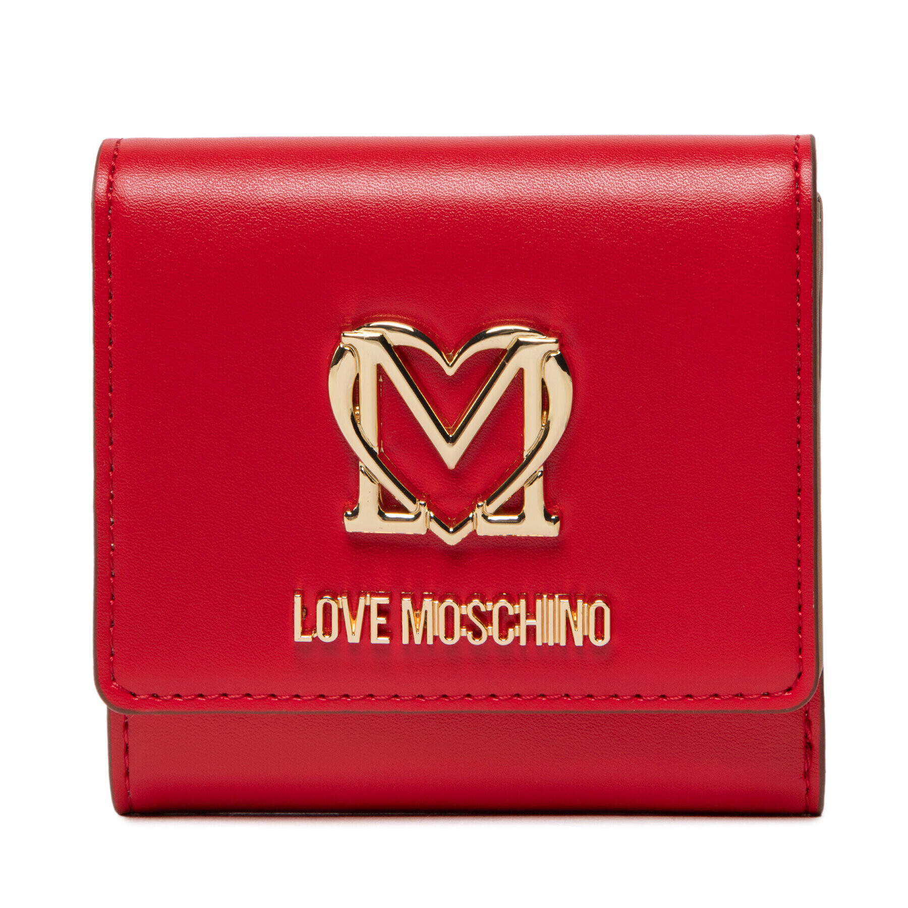 LOVE MOSCHINO Malá dámská peněženka JC5704PP0FKQ0500 Červená - Pepit.cz