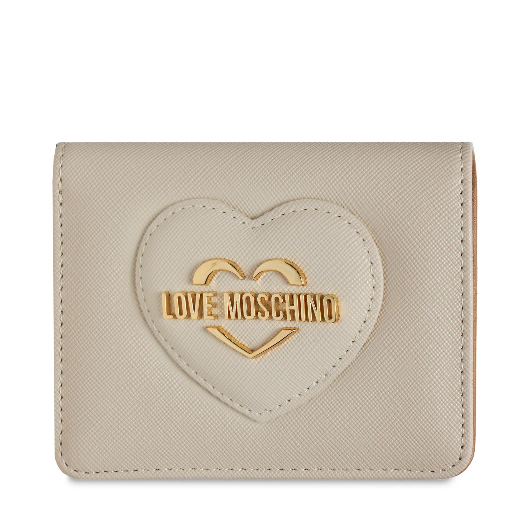 LOVE MOSCHINO Malá dámská peněženka JC5731PP0HKL0110 Béžová - Pepit.cz