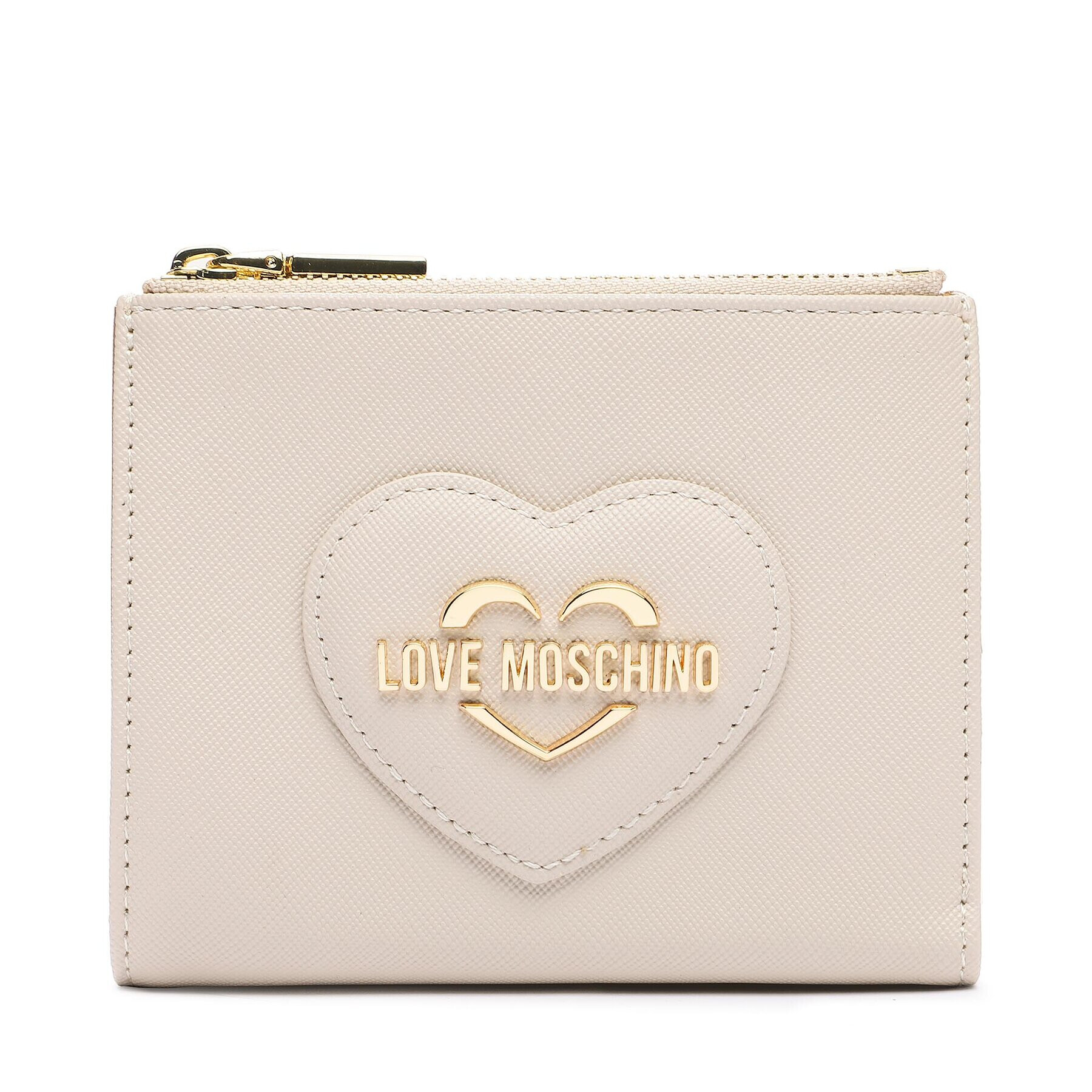 LOVE MOSCHINO Malá dámská peněženka JC5734PP0HKL0110 Béžová - Pepit.cz