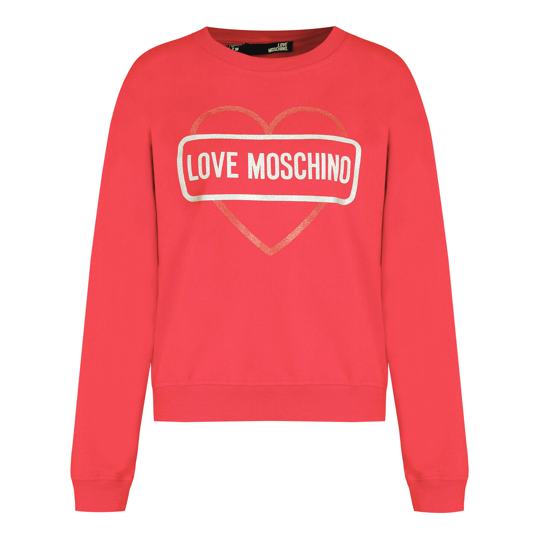 LOVE MOSCHINO Mikina W630621E2017 Červená Regular Fit - Pepit.cz