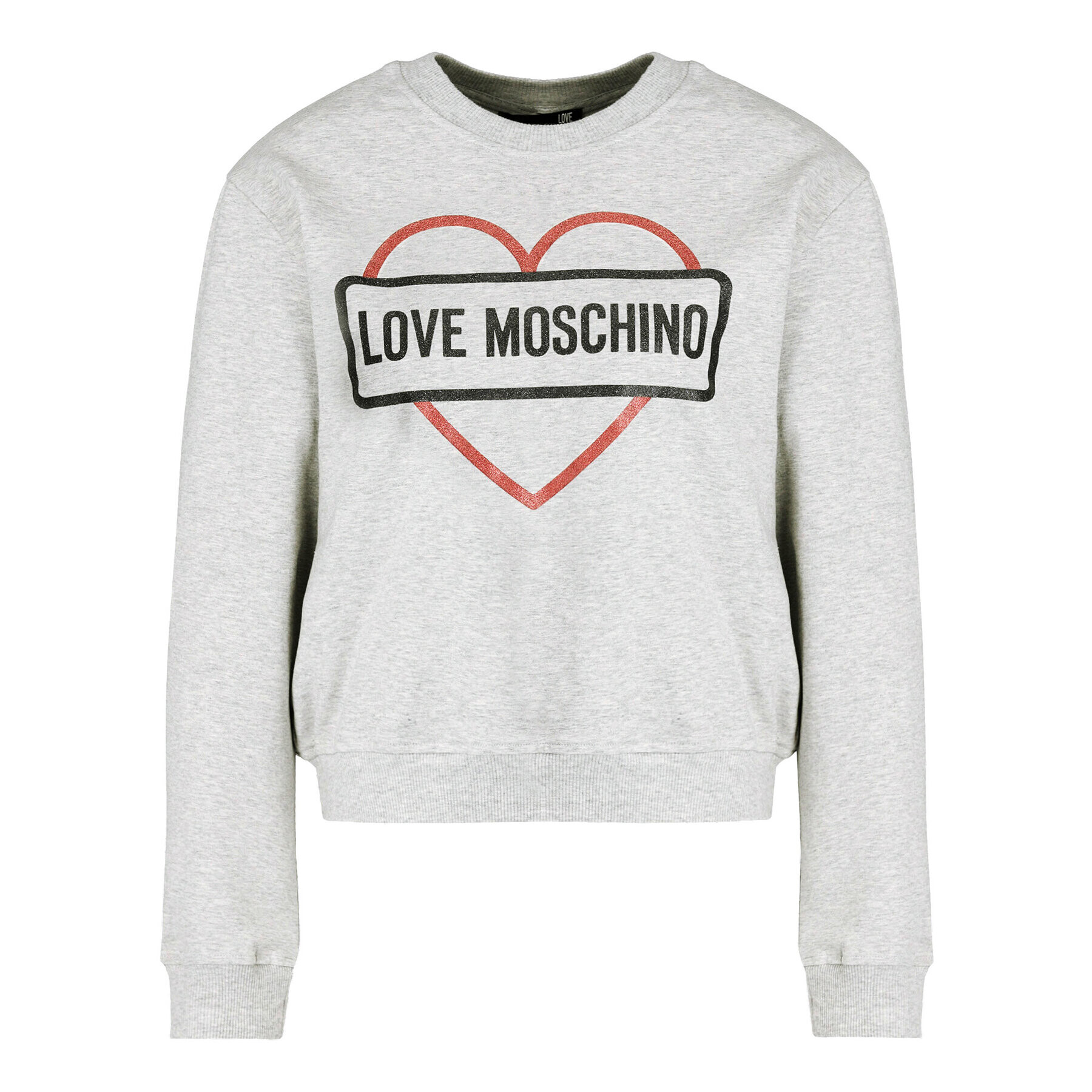 LOVE MOSCHINO Mikina W630621E2017 Šedá Regular Fit - Pepit.cz