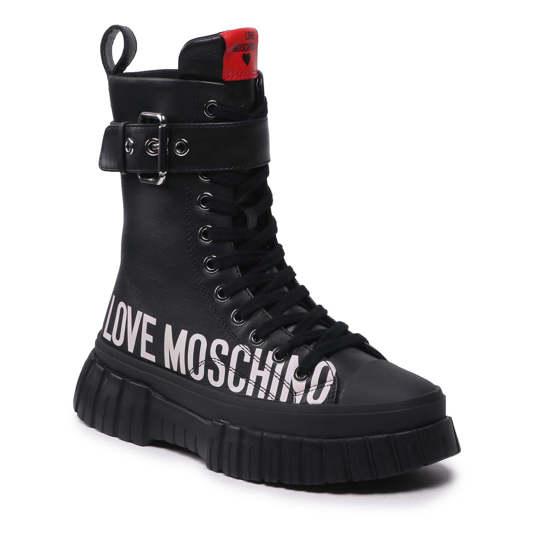 LOVE MOSCHINO Polokozačky JA15695G1HIA0000 Černá - Pepit.cz