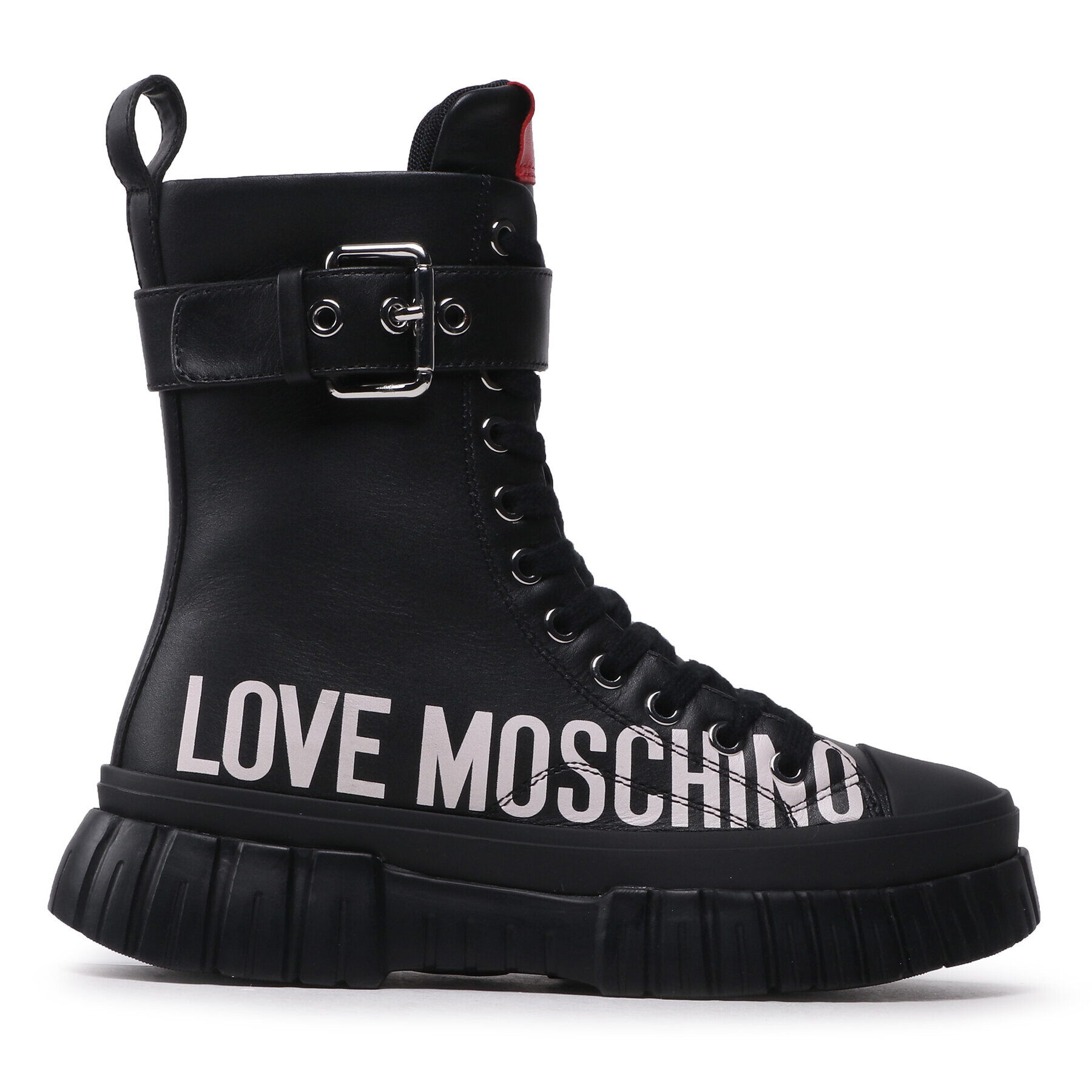 LOVE MOSCHINO Polokozačky JA15695G1HIA0000 Černá - Pepit.cz