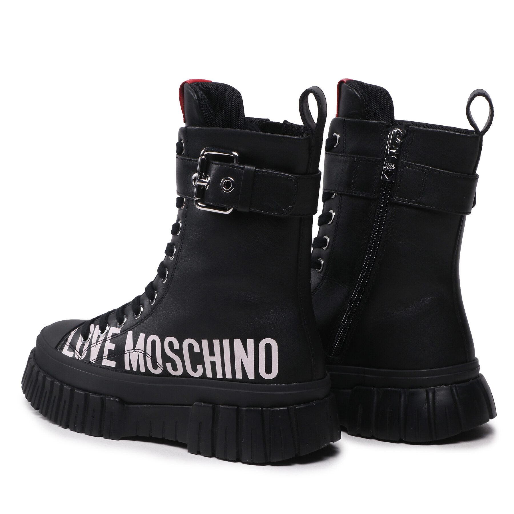 LOVE MOSCHINO Polokozačky JA15695G1HIA0000 Černá - Pepit.cz