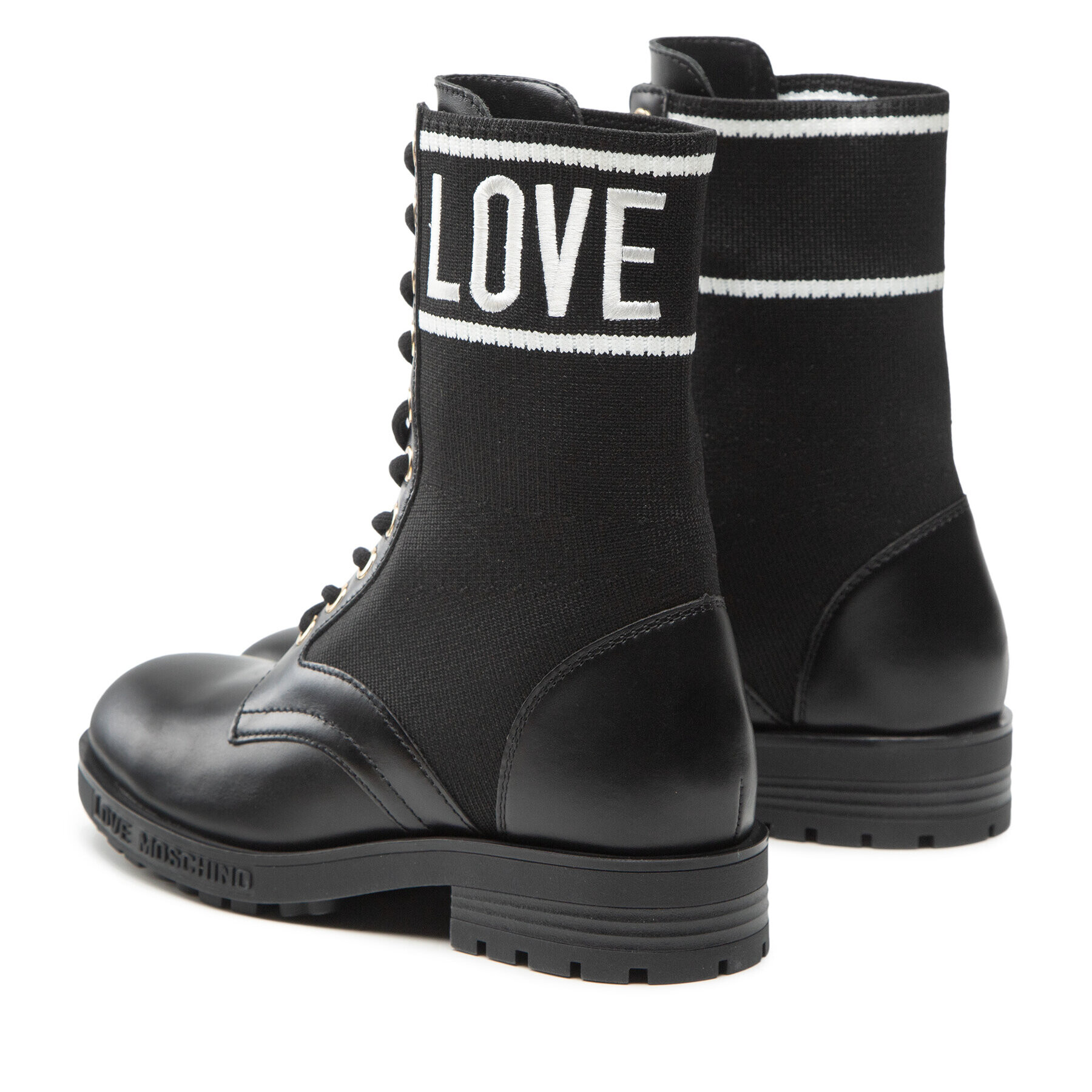 LOVE MOSCHINO Polokozačky JA24244G1FIZE00A Černá - Pepit.cz