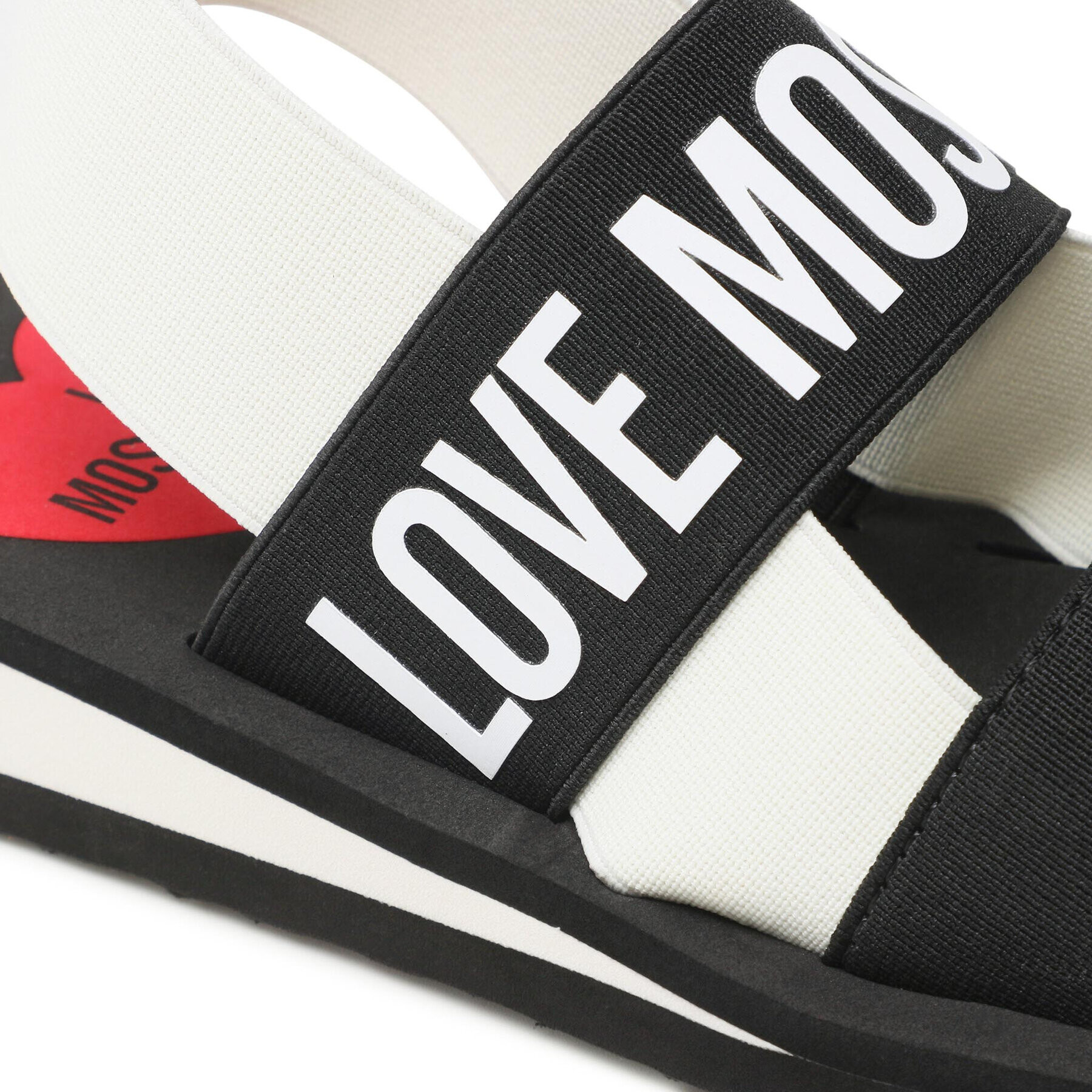 LOVE MOSCHINO Sandály JA16033G0EJN400A Černá - Pepit.cz