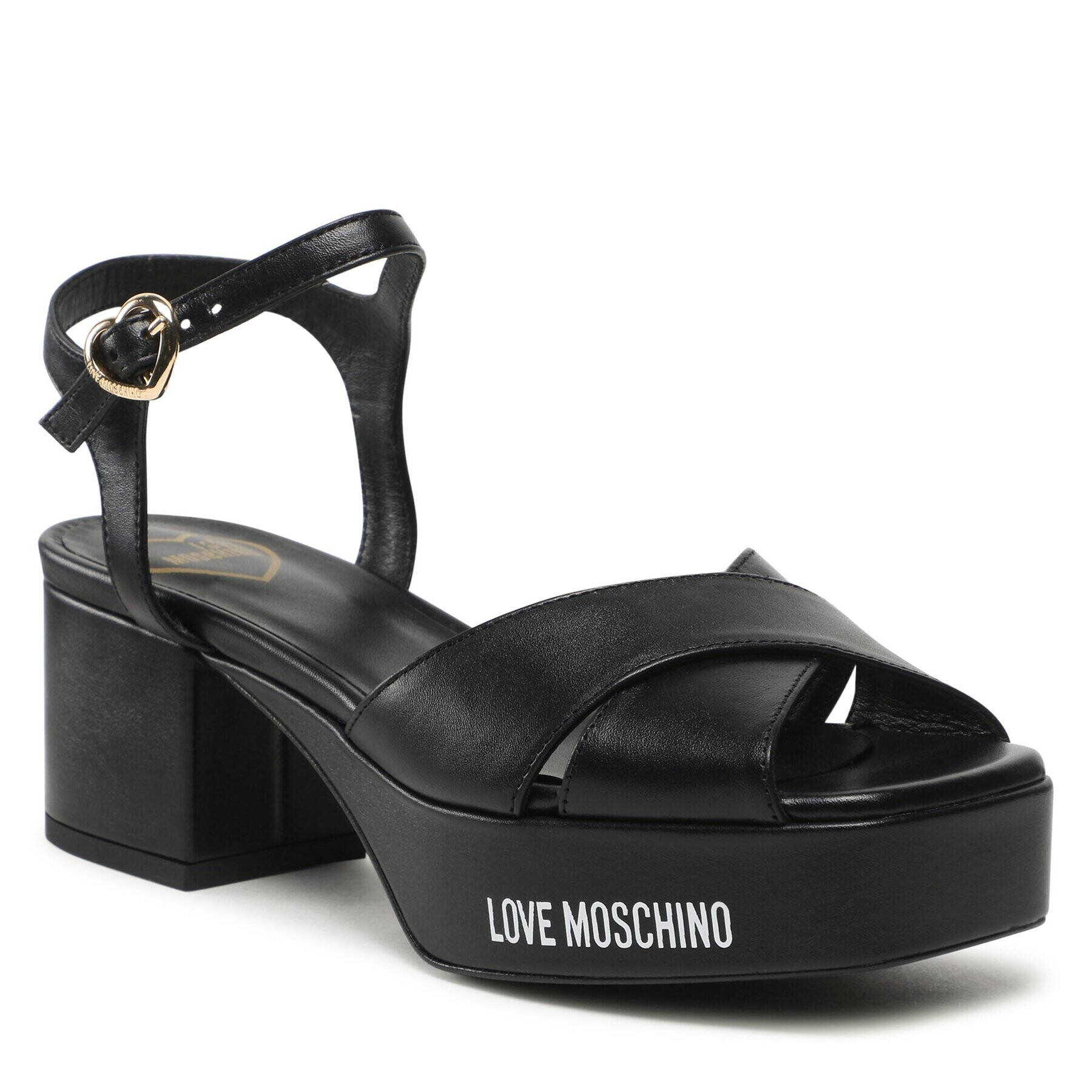 LOVE MOSCHINO Sandály JA16085G1GIE0000 Černá - Pepit.cz