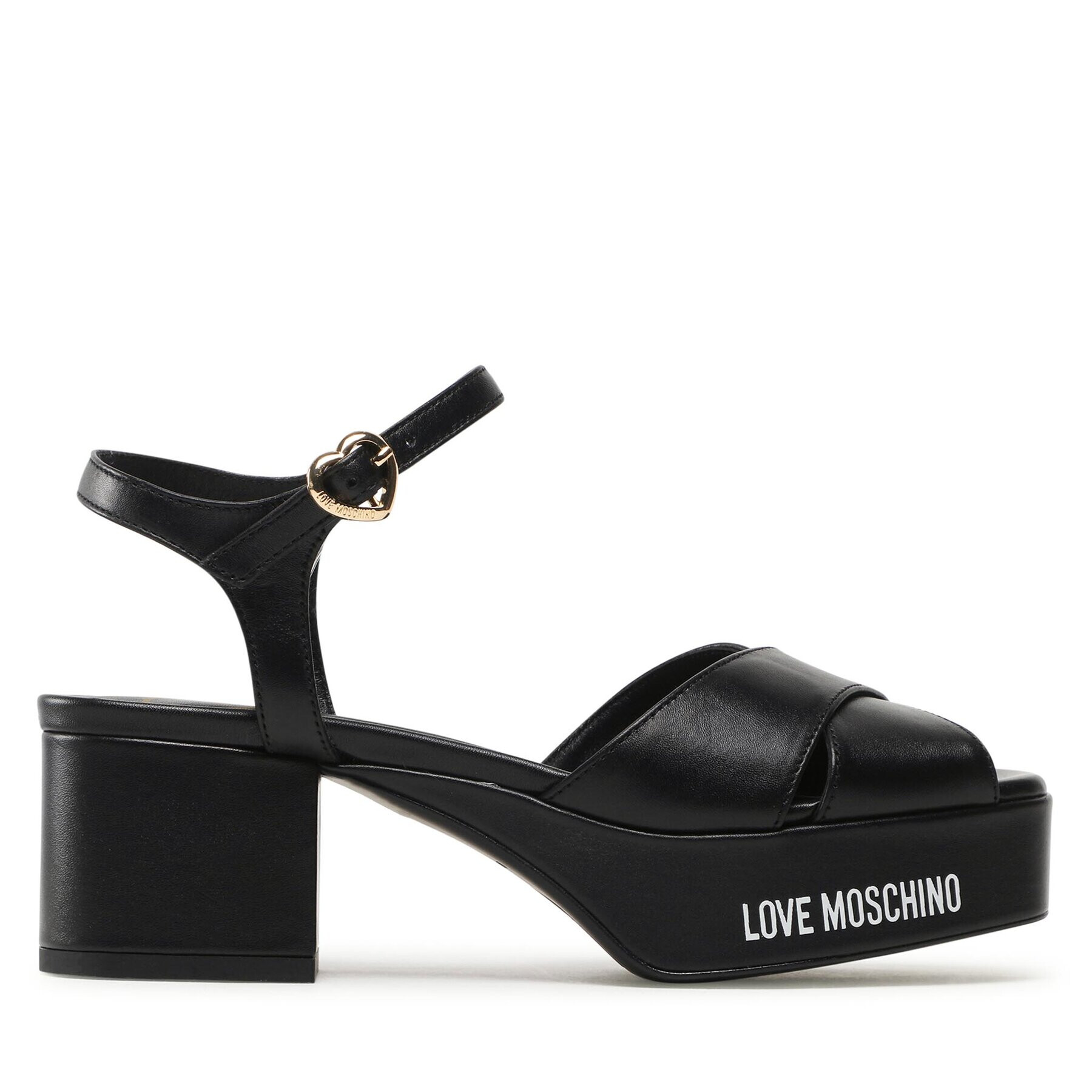 LOVE MOSCHINO Sandály JA16085G1GIE0000 Černá - Pepit.cz