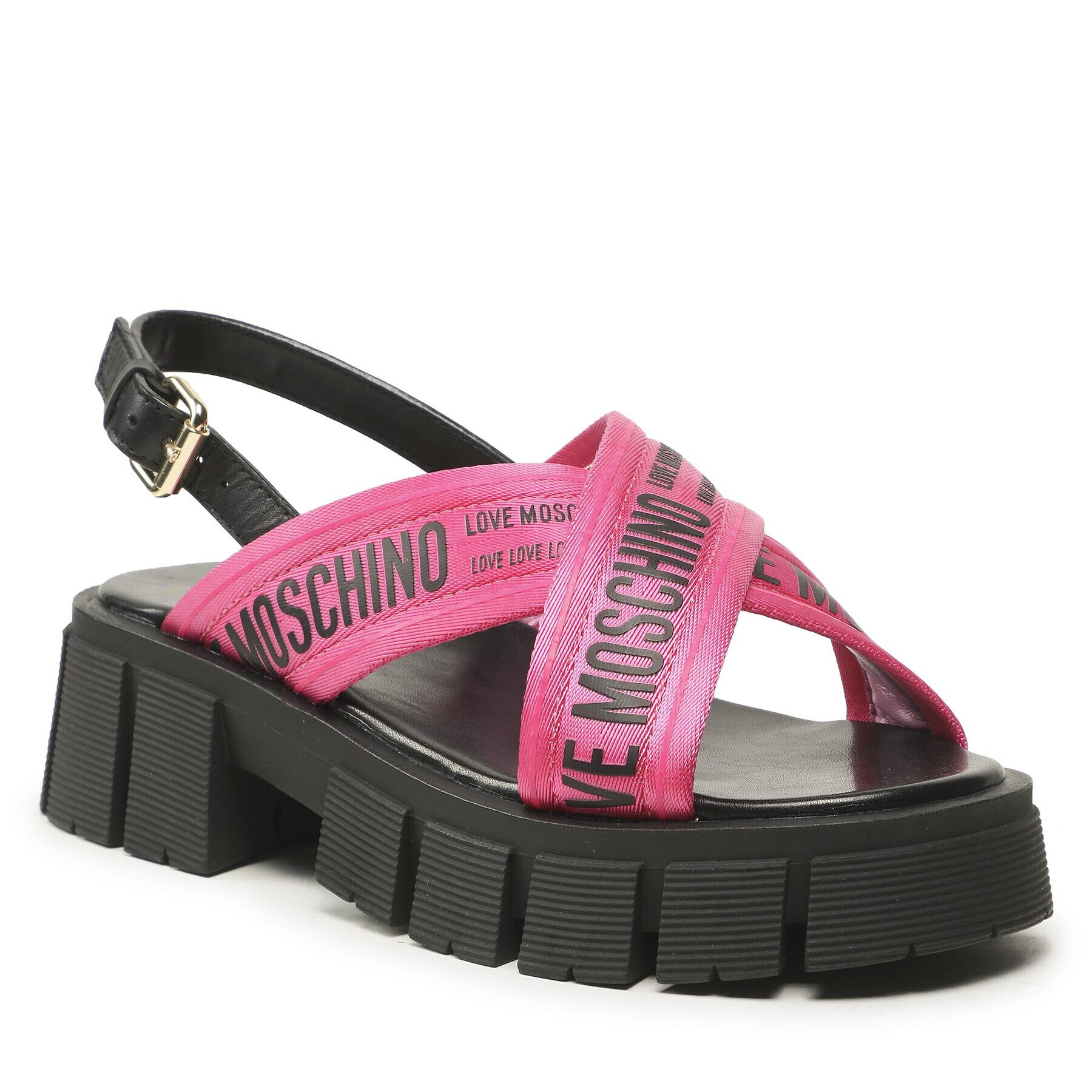 LOVE MOSCHINO Sandály JA16186G0GIX261A Růžová - Pepit.cz