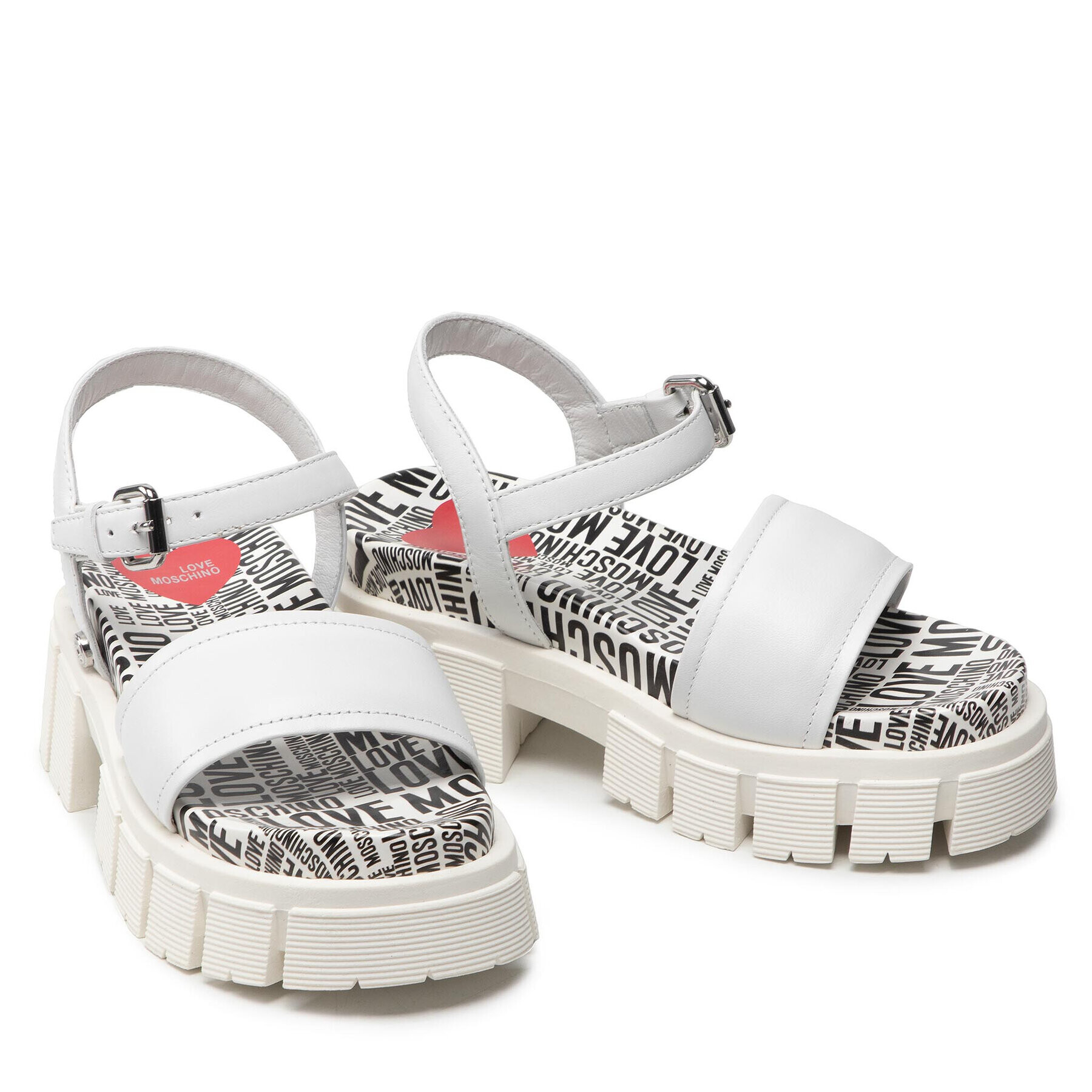 LOVE MOSCHINO Sandály JA16327G0EIAL100 Bílá - Pepit.cz