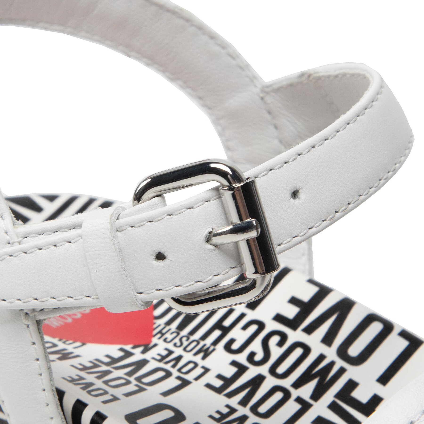 LOVE MOSCHINO Sandály JA16327G0EIAL100 Bílá - Pepit.cz