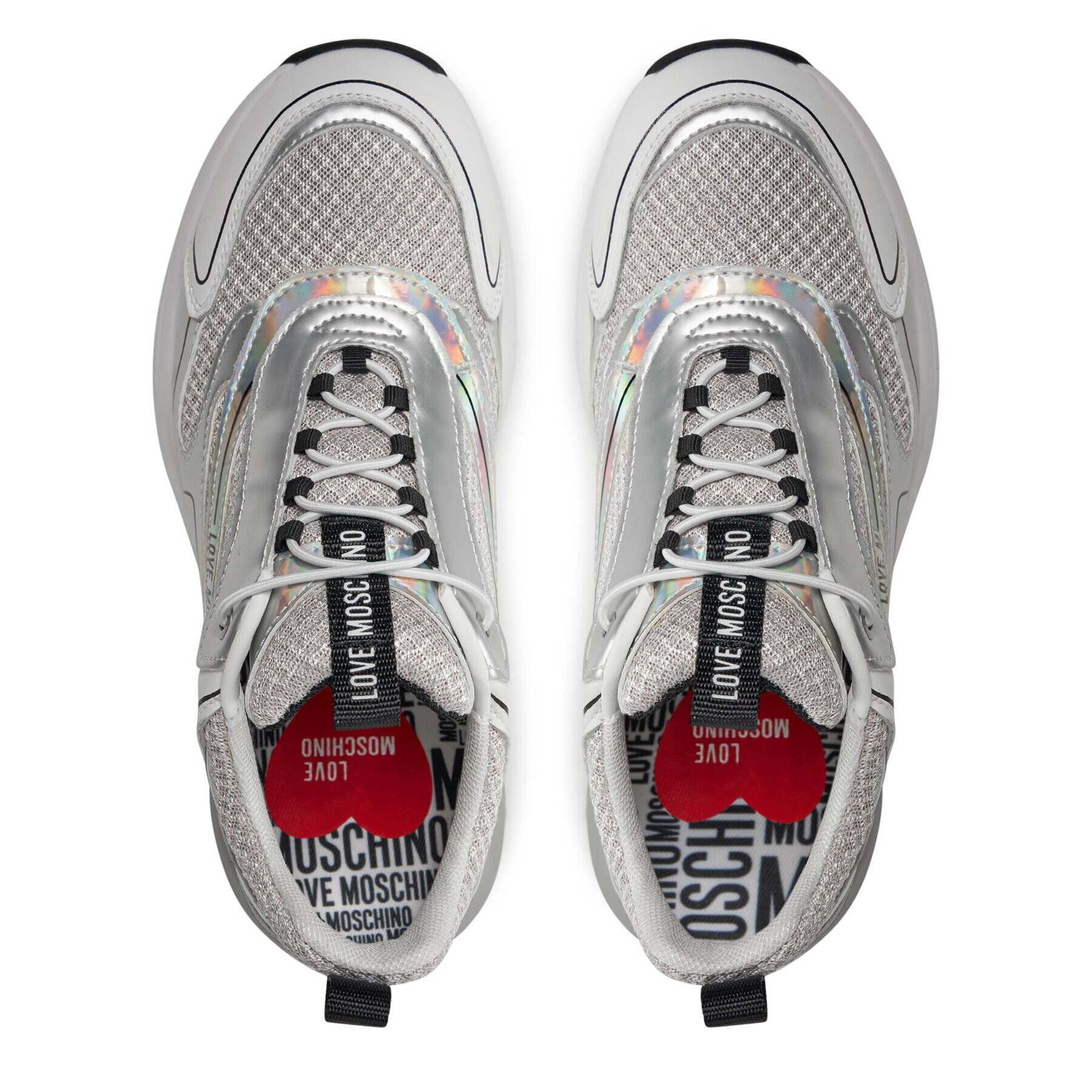 LOVE MOSCHINO Sneakersy JA15025G0HIQ101A Écru - Pepit.cz