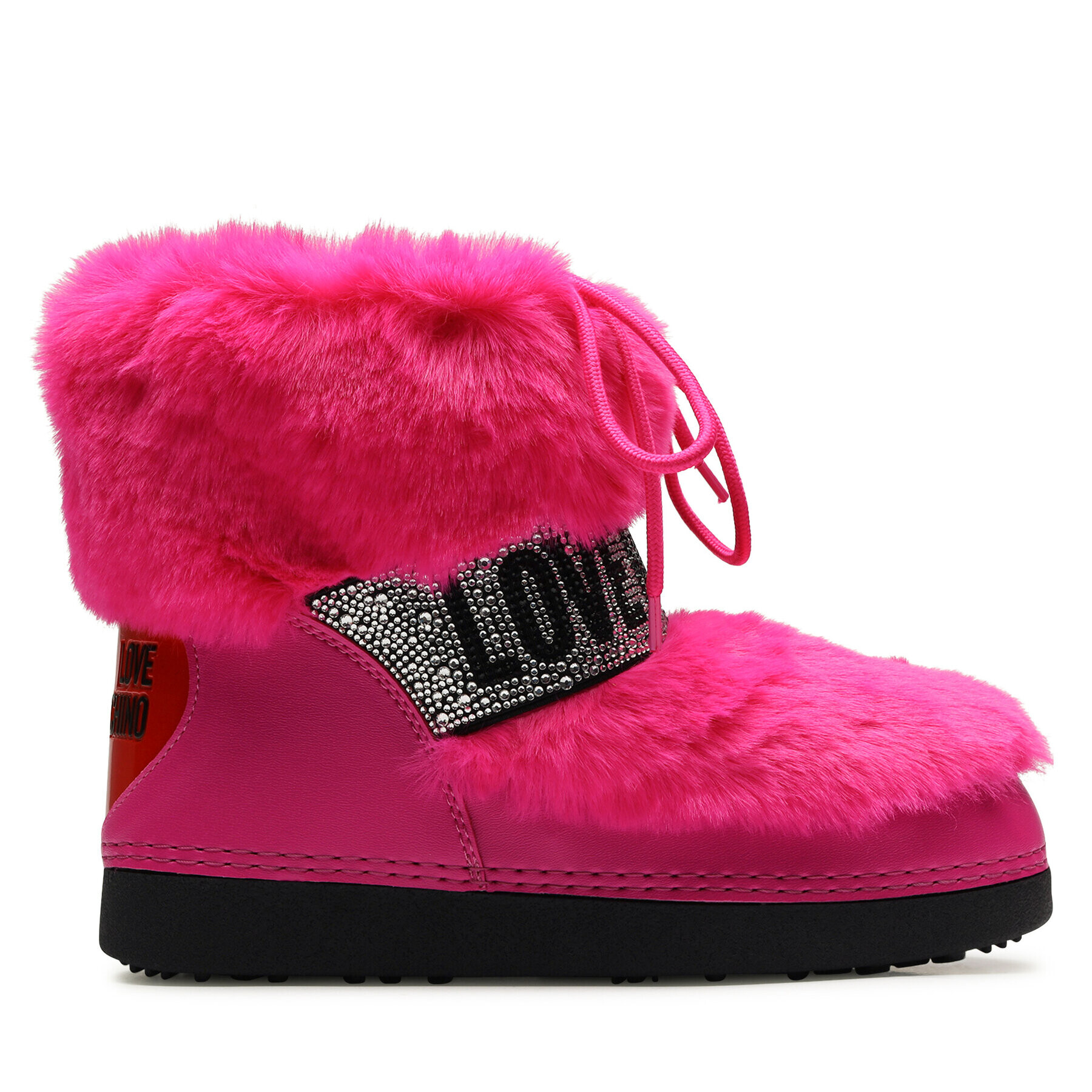 LOVE MOSCHINO Sněhule JA24202G0HJW0604 Růžová - Pepit.cz