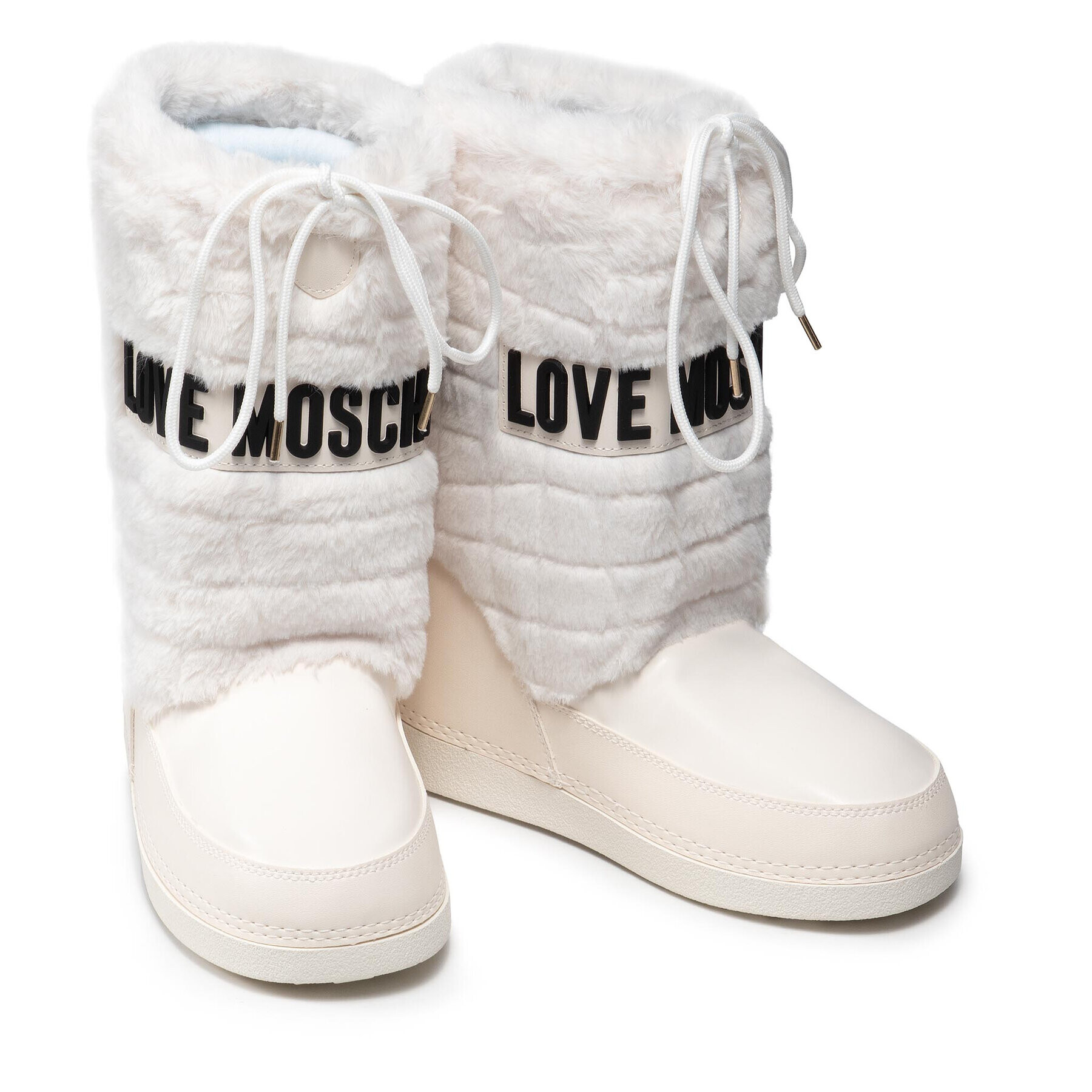 LOVE MOSCHINO Sněhule JA24232G0DISN11A Bílá - Pepit.cz