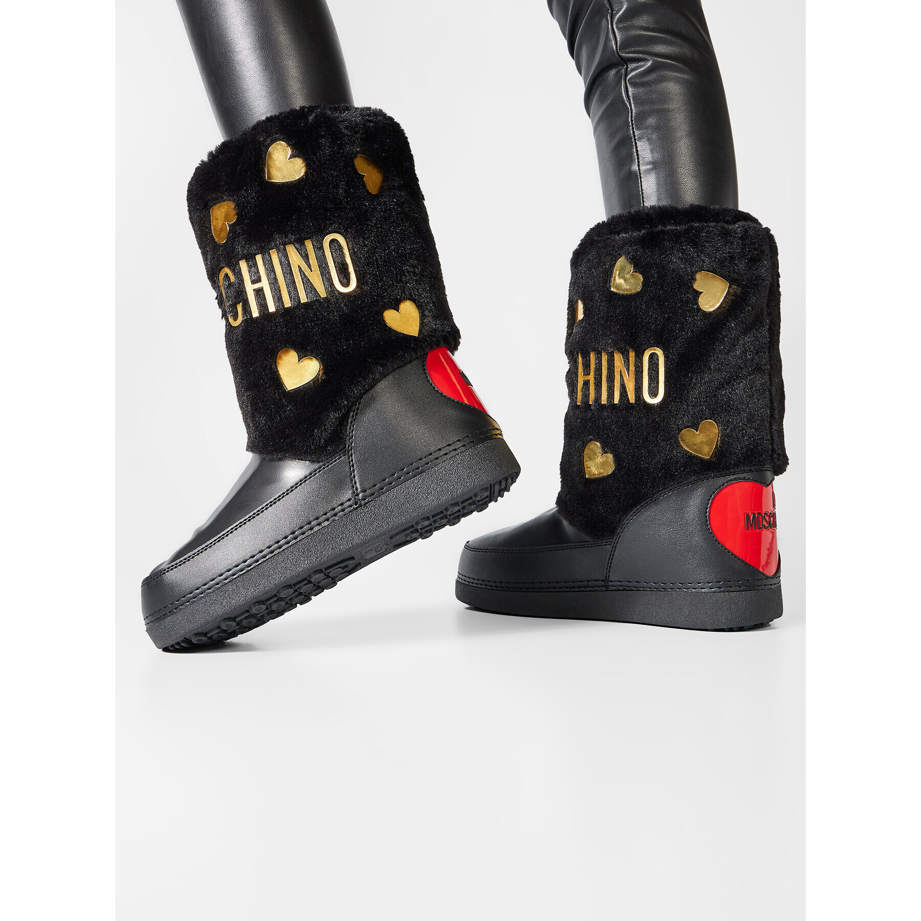 LOVE MOSCHINO Sněhule JA24242G0DISO00A Černá - Pepit.cz