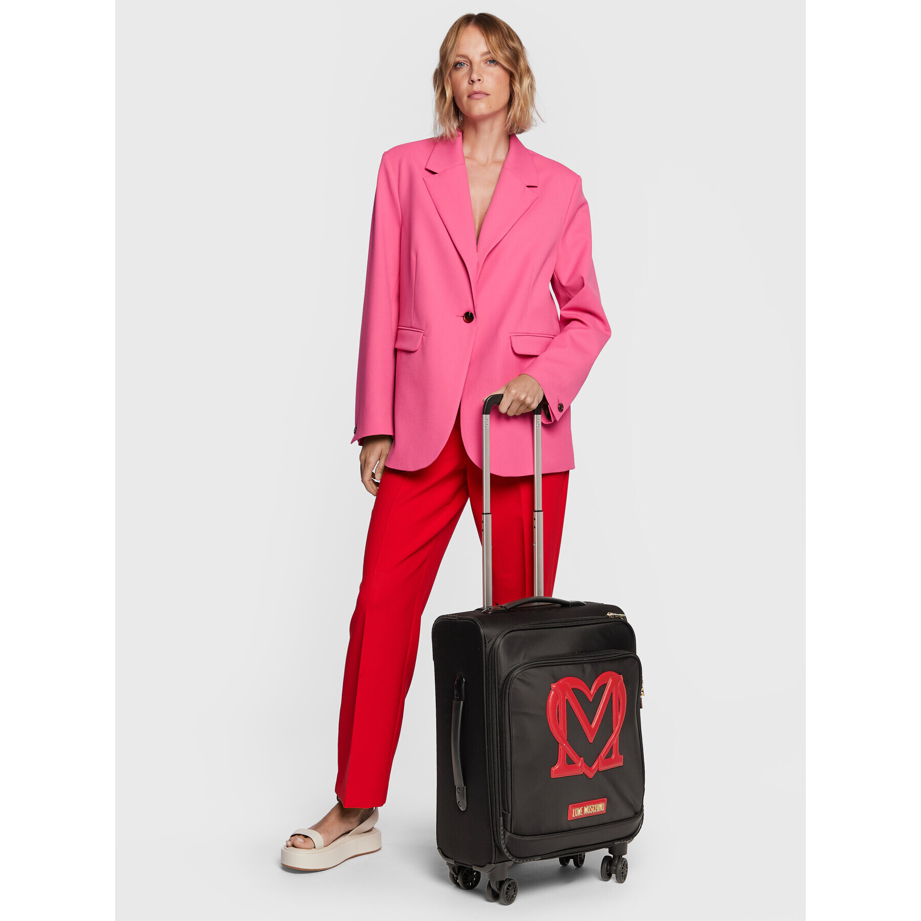 LOVE MOSCHINO Střední Tvrdý kufr JC5101PP1GKX000B Černá - Pepit.cz