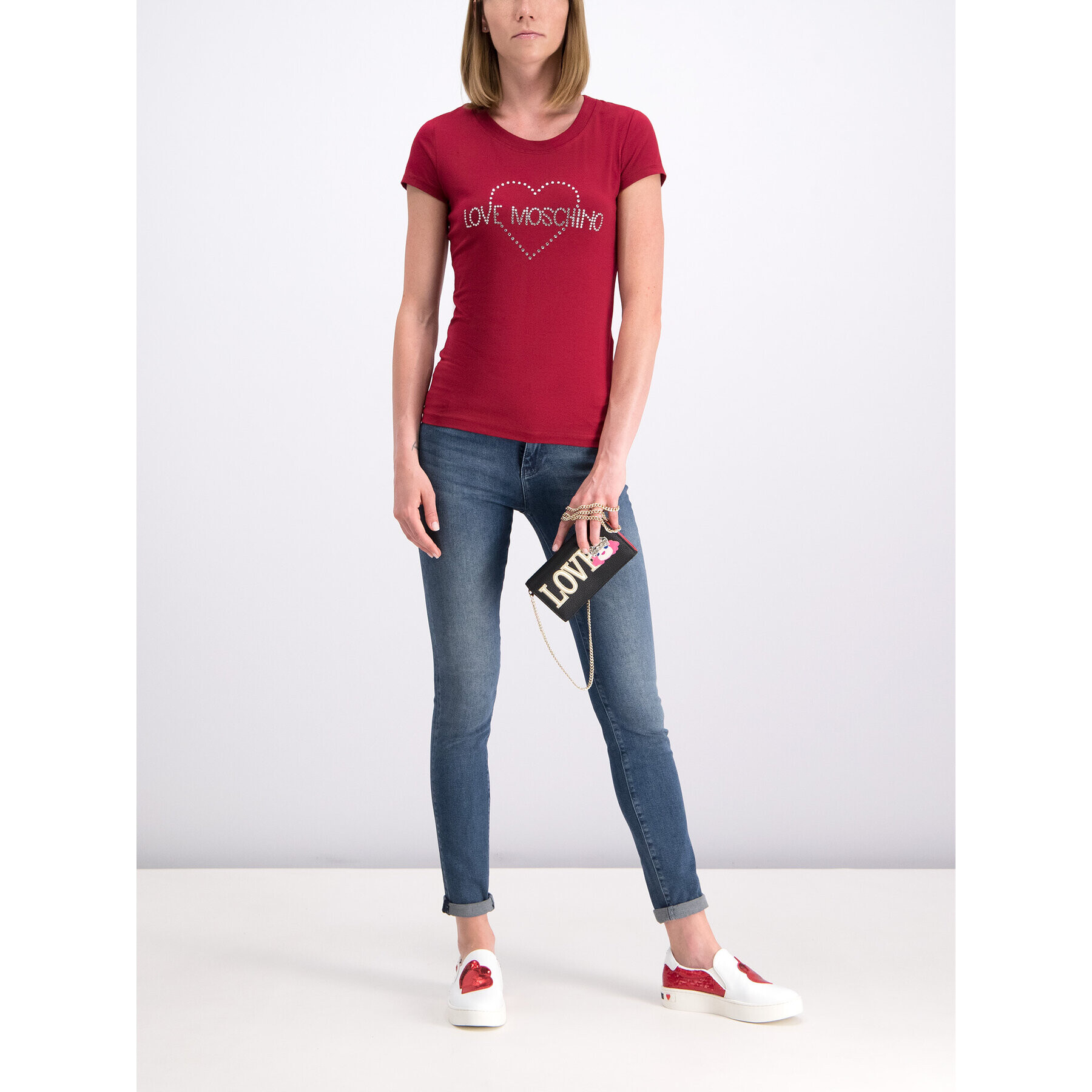 LOVE MOSCHINO T-Shirt W4B194TE 2065 Regular Fit - Pepit.cz