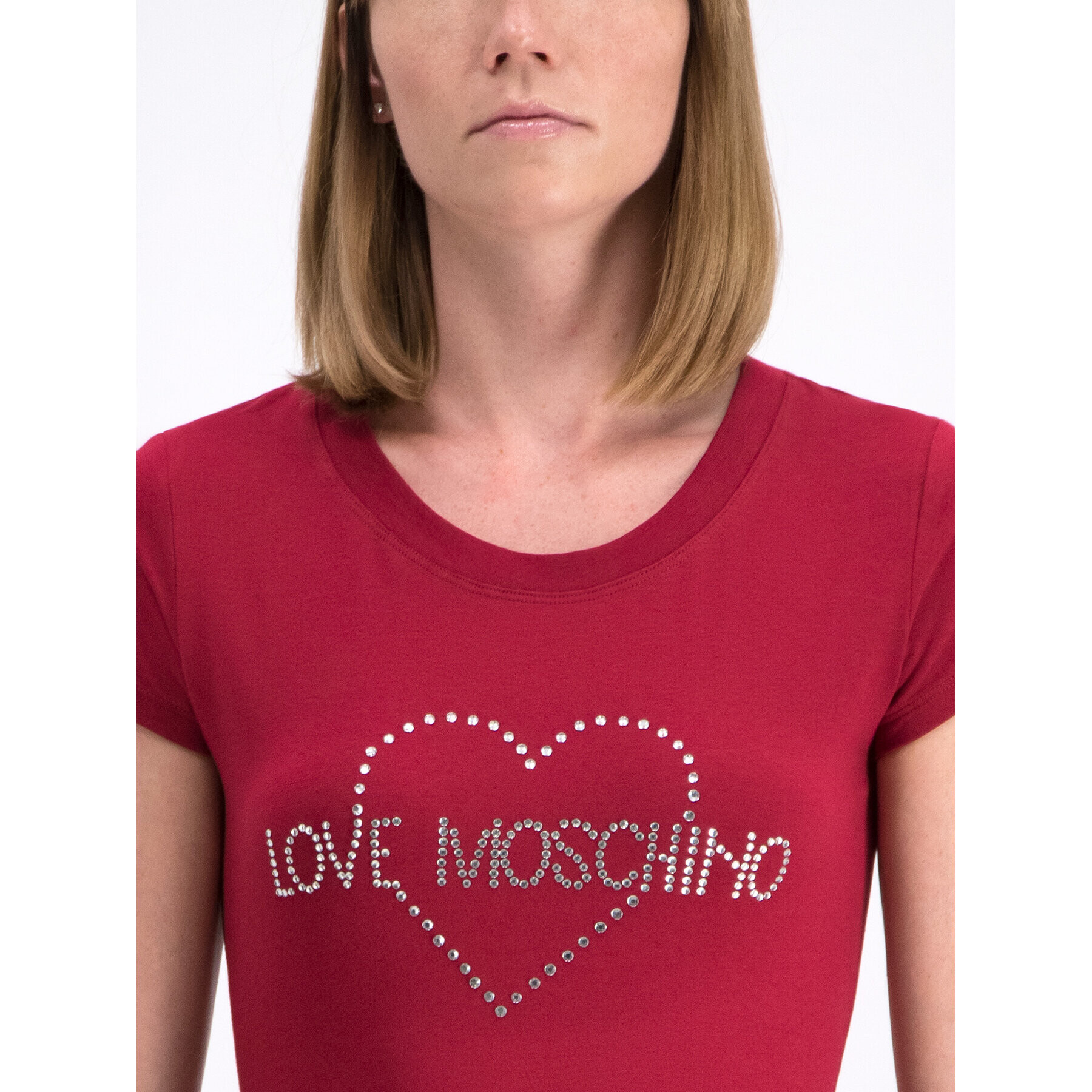 LOVE MOSCHINO T-Shirt W4B194TE 2065 Regular Fit - Pepit.cz