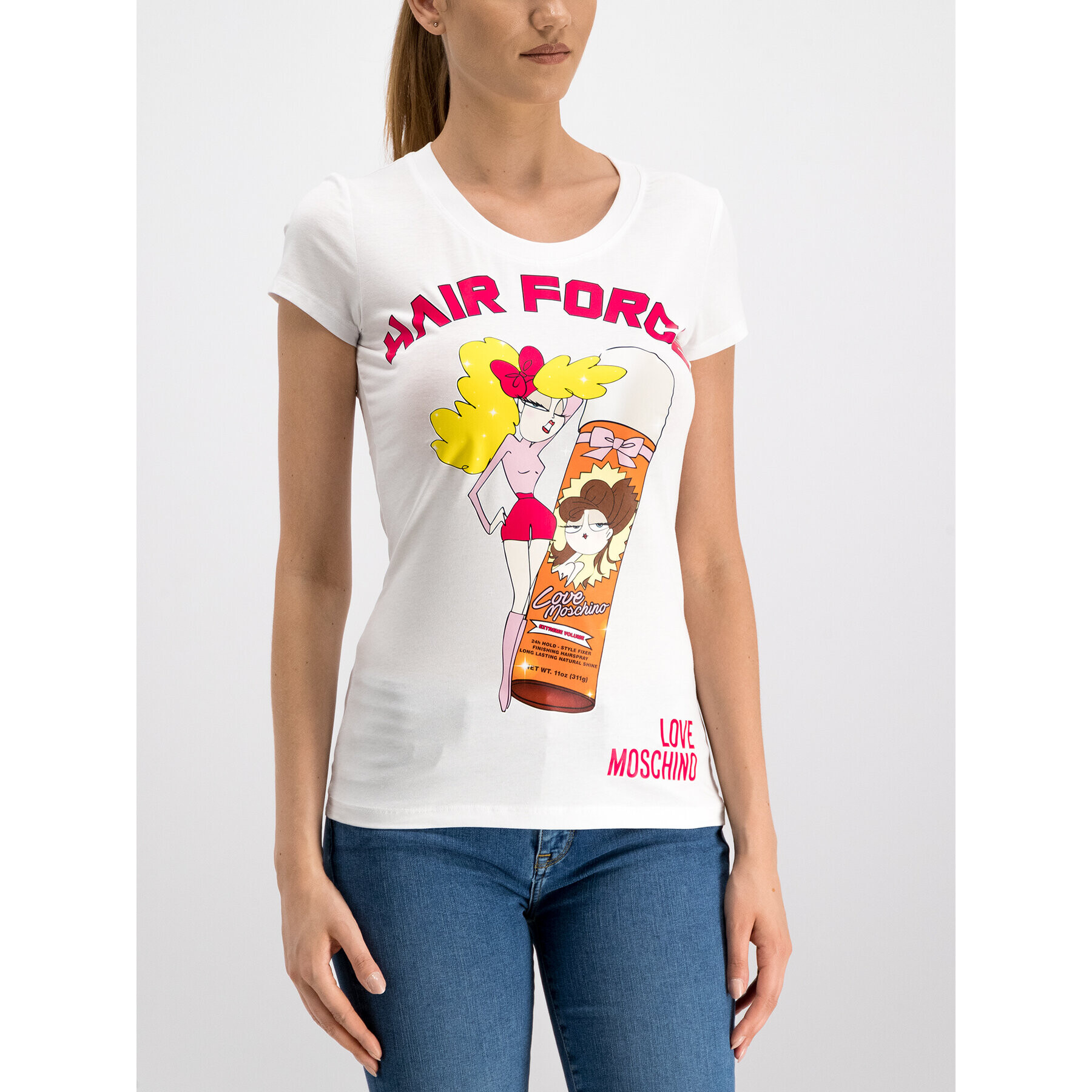 LOVE MOSCHINO T-Shirt W4B194UE2065 Slim Fit - Pepit.cz