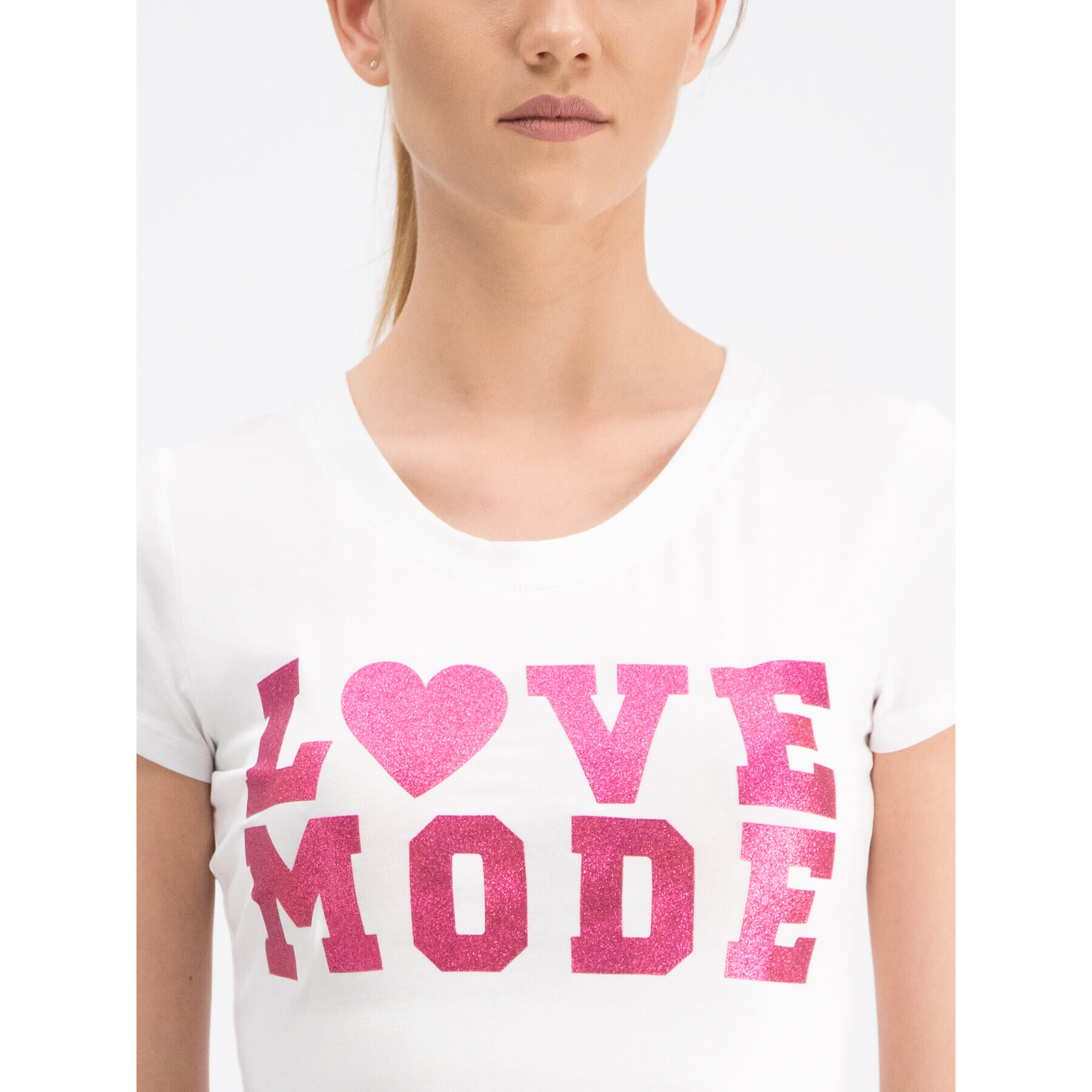 LOVE MOSCHINO T-Shirt W4B194VE 2065 Slim Fit - Pepit.cz